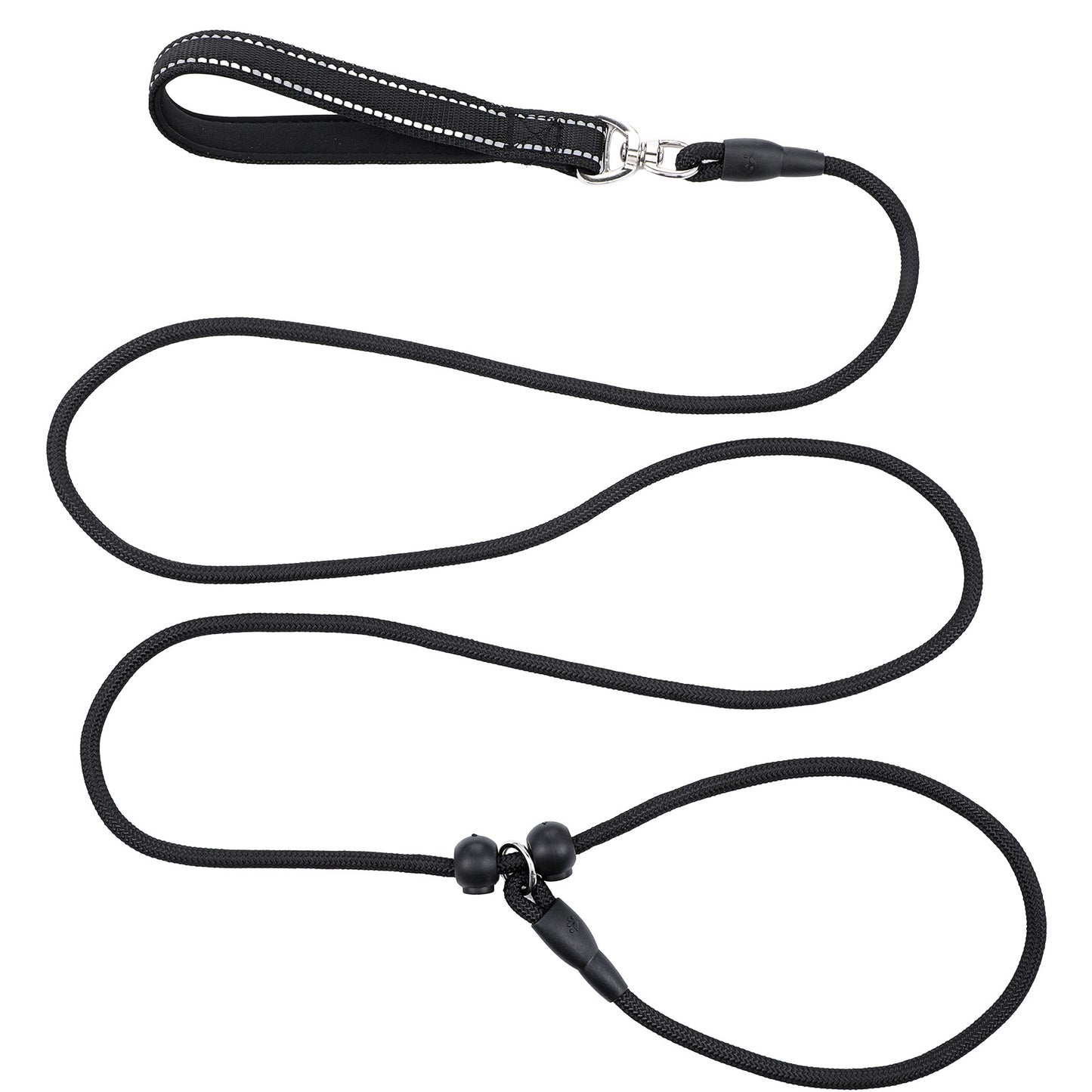 78 Inch Slip Lead Heavy Duty Dog Leash No Pull Training Leash Nylon Dog Slip Lead with Adjustable Loop for Small Medium Dogss