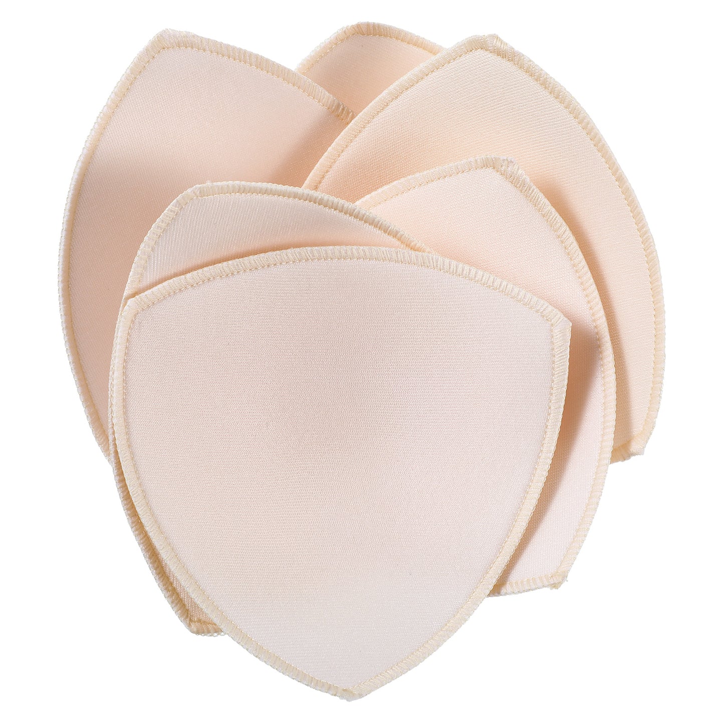 Yolev 3 Pairs Bra Pads Inserts Size:L Removable Sports Bra Inserts Bras Cups Insert Padding Replacement Triangle Breast Enhancers For Dresses Swimsuits Bikini Bathing Suit