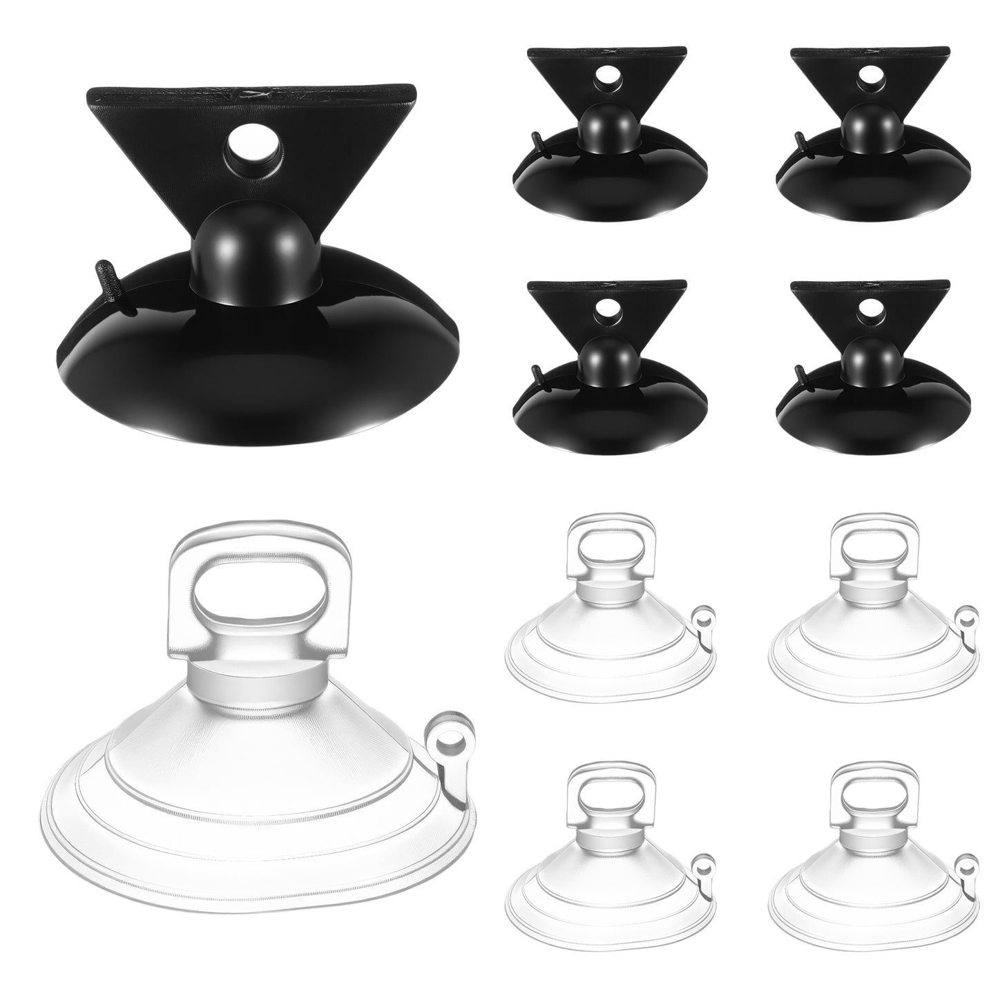 10 Pcs Suction Cup Light Bulb Changer 2 Sizes of Light Bulb Suction Cup Removal Tool for High Ceiling Halogen Lamps, Mini Track Lights and Small Bulbs for Range Hoods