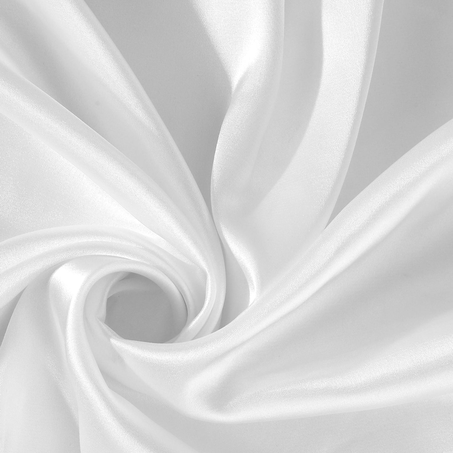 Black Satin Fabric 1 Yard x 61" Wide Satin Fabric by The Yard Charmeuse Satin Fabric Shiny Cloth Fabric Soft Silky Satin Fabric for Bridal Dress Wedding Decorations Clothing Making DIY Crafts (White)