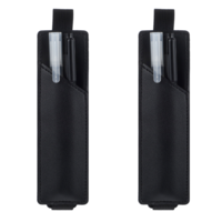 Tucnoeu 2Pcs Adjustable Elastic Band Pen Holder,Leather Pen Sleeve Pouch,Journal Pen Holder Suitable for Hardcover,Notebooks,Books?Black?