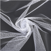63 x 59 Inch White Mesh Fabric, Slightly Stretchy Netting Fabric, Mesh Fabrics for Sewing Projects, Shopping Bags, Backpack Pockets, Straps, and Netting Clothes