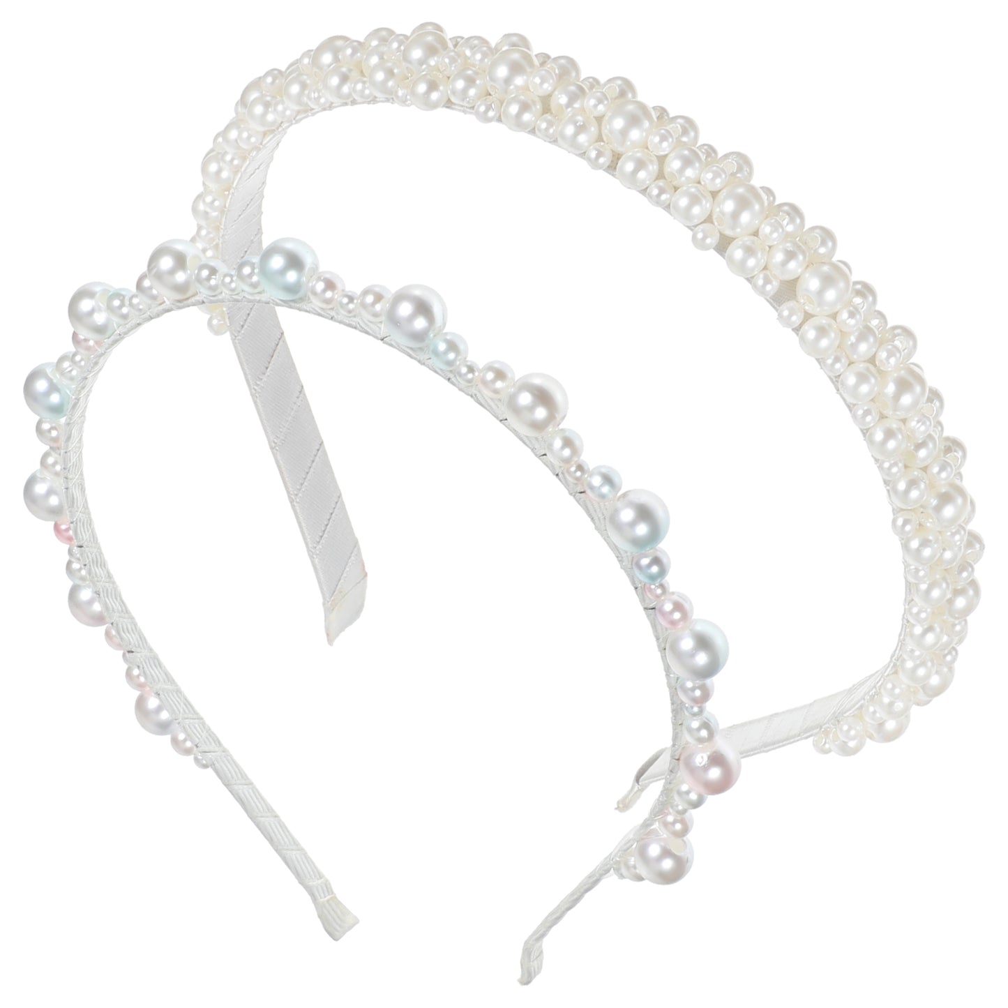 White Pearl Headbands for Women