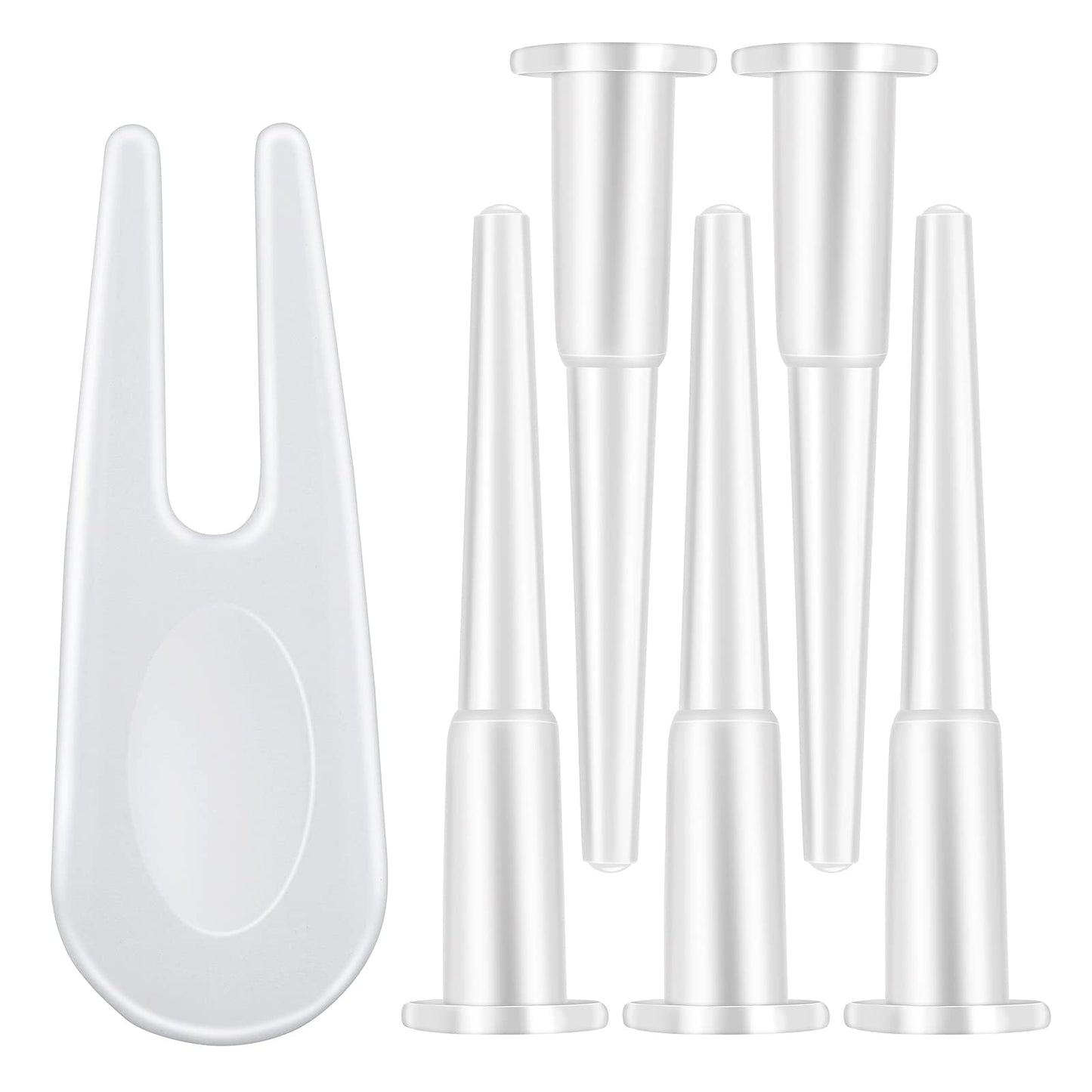 Yolev Exercise Ball Plug Replacement Kit, Yoga Ball Fitness Exercise Ball Air Stopper Plug Pin Adapter Kit Fitness Exercise Sport Yoga Ball Inflatable Bed Pool Air Stopper Plug Pin