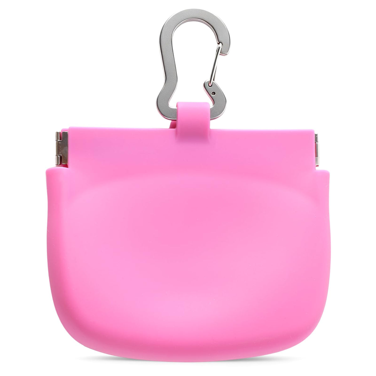 HaiFafafaing Treat Bag for Dogs Silicone Treats Automatic Closure Food Bag (Pink)