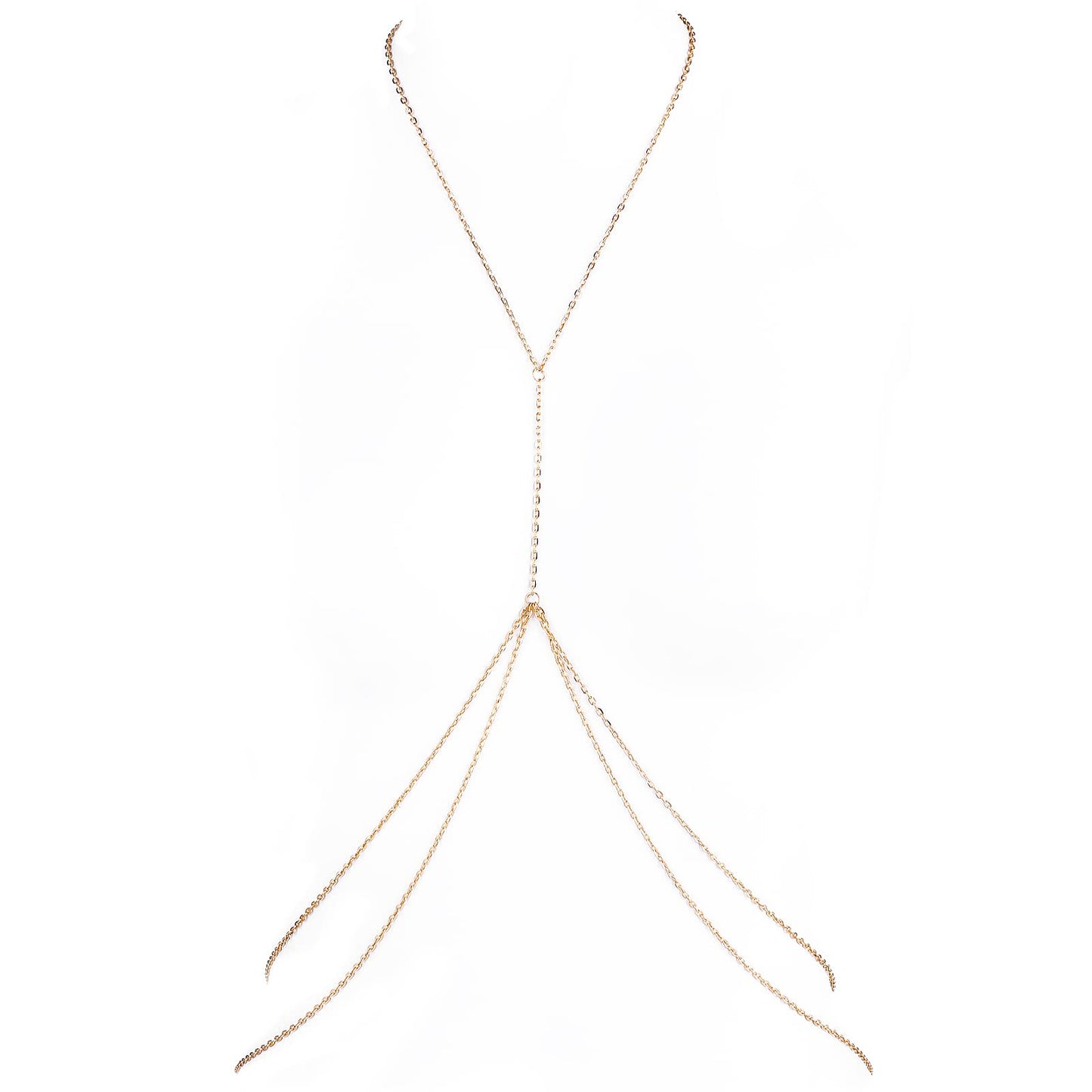 Sexy Body Chains Gold Silver Waist Chain Belly Body Chain Jewelry For The Waist Chain For Women Sexy Bikini Summer Beach Accessory (gold)