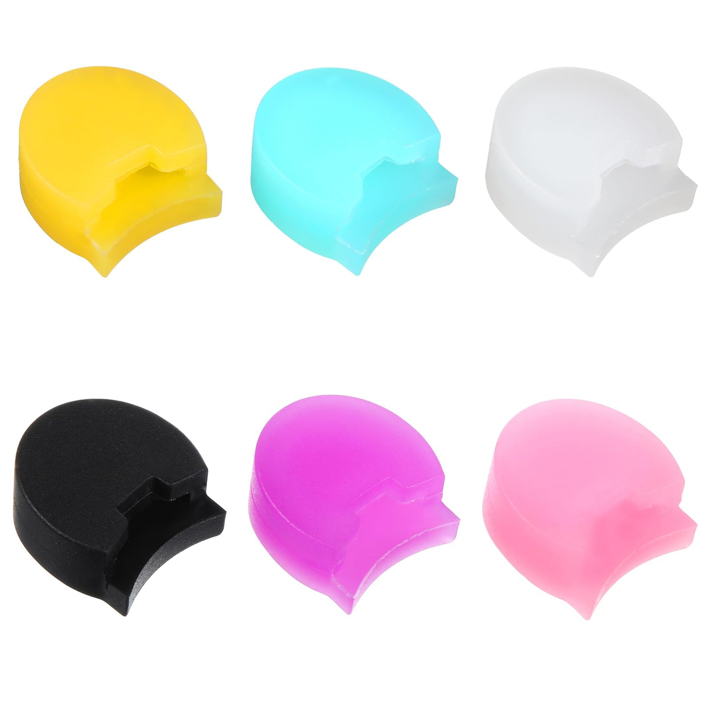 6pcs Silicone Clarinet Oboe Clarinet Thumb Rest Cushion 6 Colors Thumb Protector for Most Clarinet