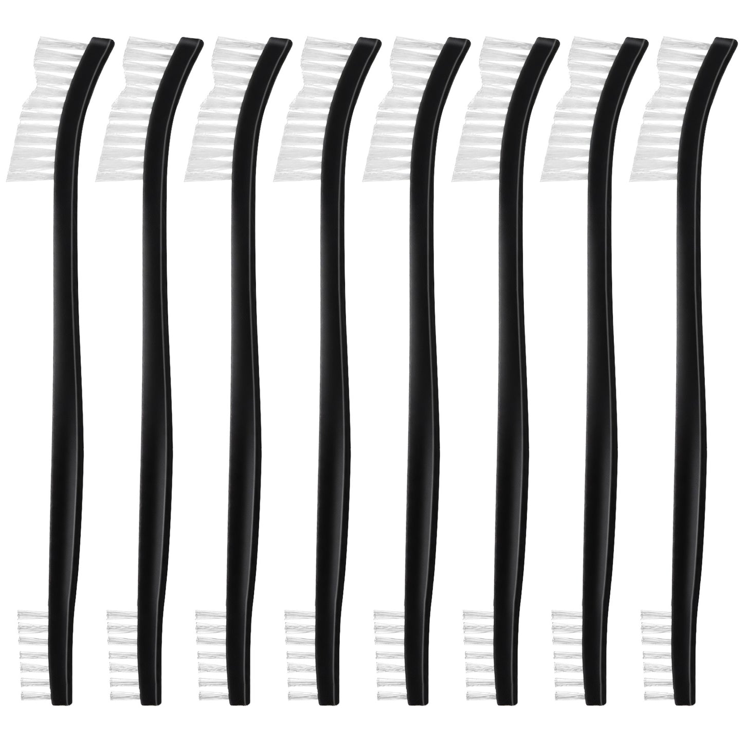 8pcs Small Cleaning Brushes,Double Ended Nylon Cleaning Brush,Multifunctional Detail CleaningBrush for Small Spaces,Nylon Bristle Brush for Jewelry Bicycle Car Shower Head