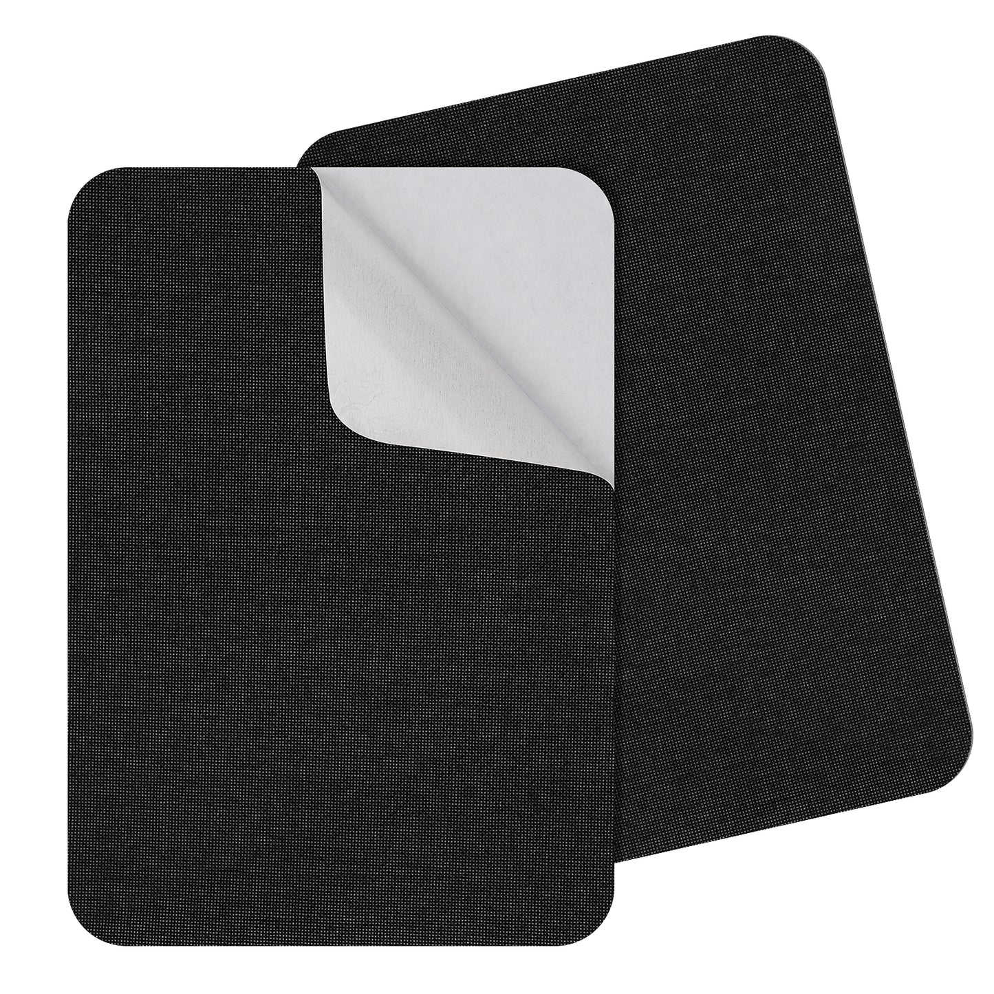 Canvas Repair Patch 7.8x11 Inch 2 Pcs Fabric Couch Repair Patch Self-Adhesive Fabric Repair Patch Waterproof Fabric Patch for Upholstery, Sofas, Tents, Furniture,Tote Bags, Car Seats, Cloth(Black)