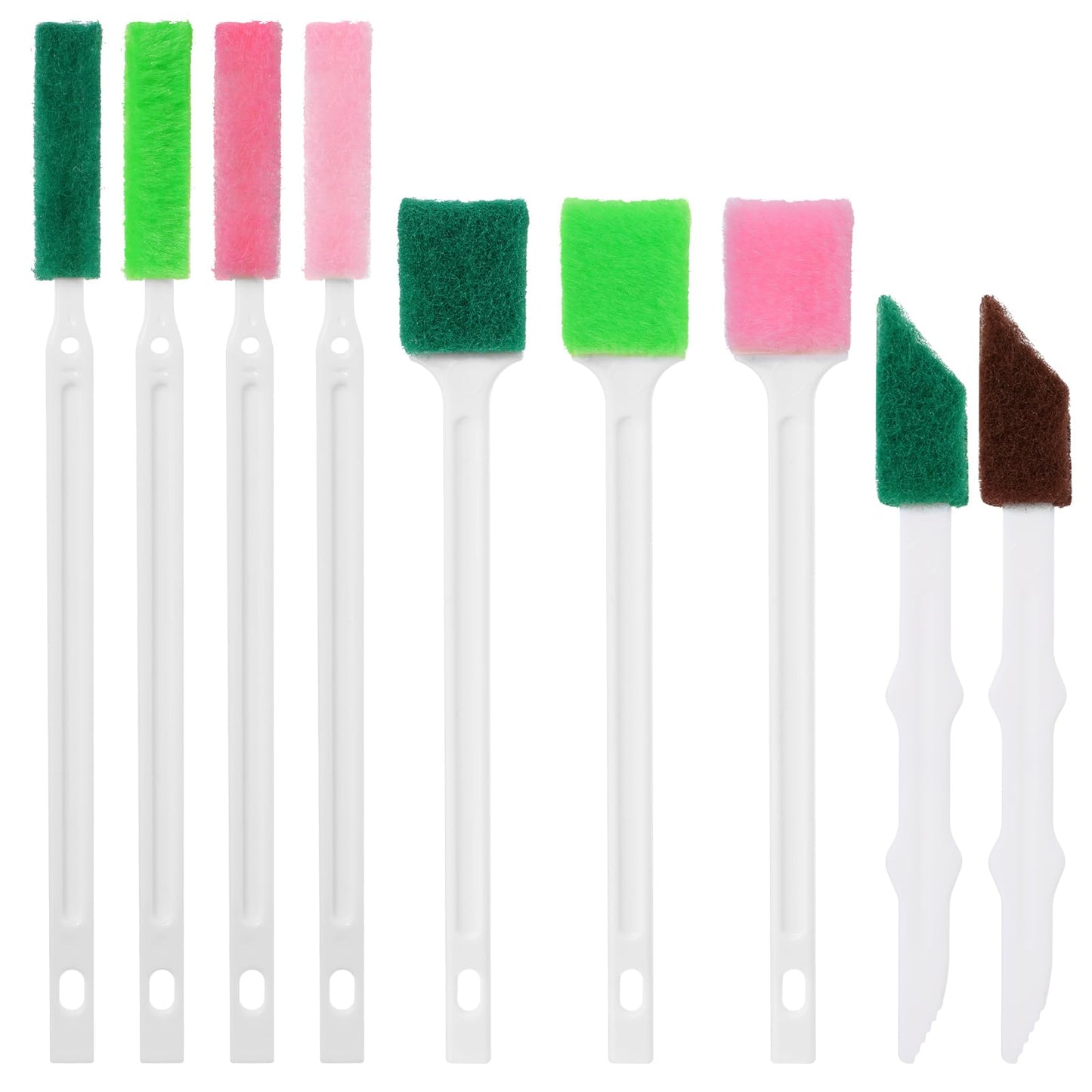 9Pcs Small Cleaning Brushes Crack and Crevice Cleaner Durable Household Cleaning Brushes for Tight Spaces Crevice Cleaning Brush Tools for Humidifier Groove Bottle Croner