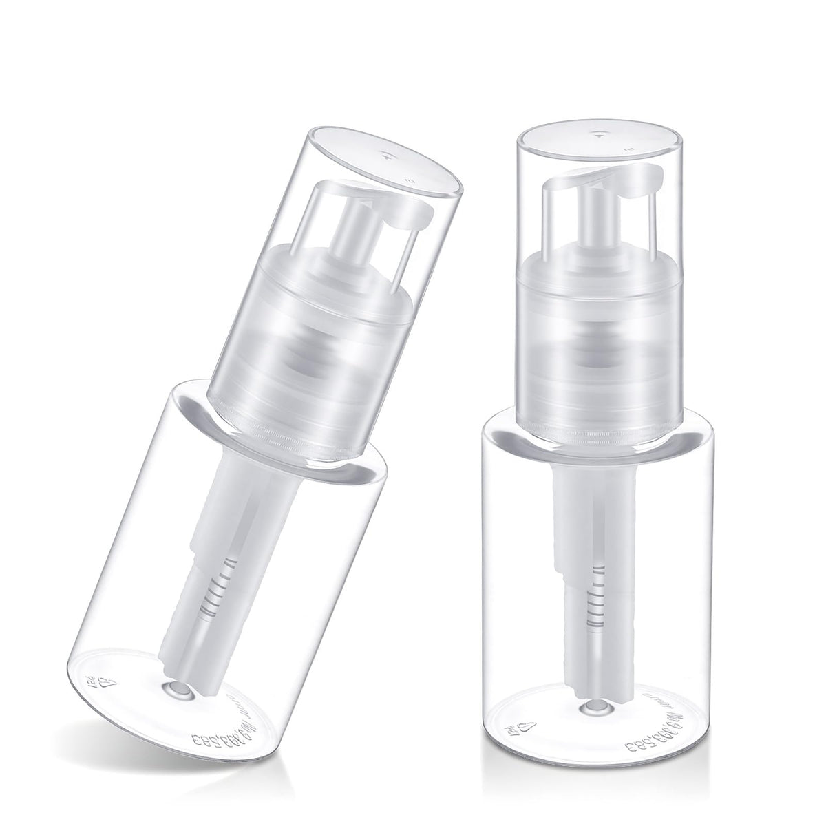 HaiFafafaing Pack of 2 Spray Bottles, Small, 120 ml, Plastic Spray Container, Transparent, Empty, Mini Spray Bottle, Travel Spray Bottles, Cosmetics, Cleaning, Personal Care