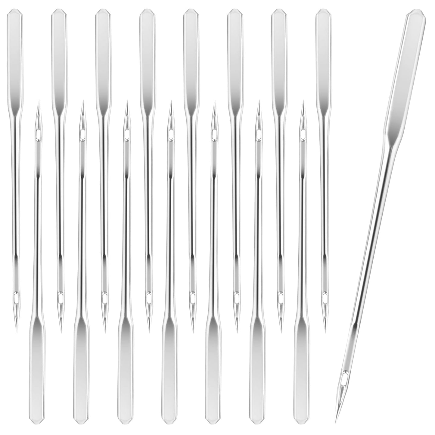 100 Pcs Universal Sewing Machine Needles 110/18 Heavy Duty Sewing Needles Leather Sewing Machine Needles Alloy Sewing Machine Needles Compatible with Kind of Home Sewing Machine