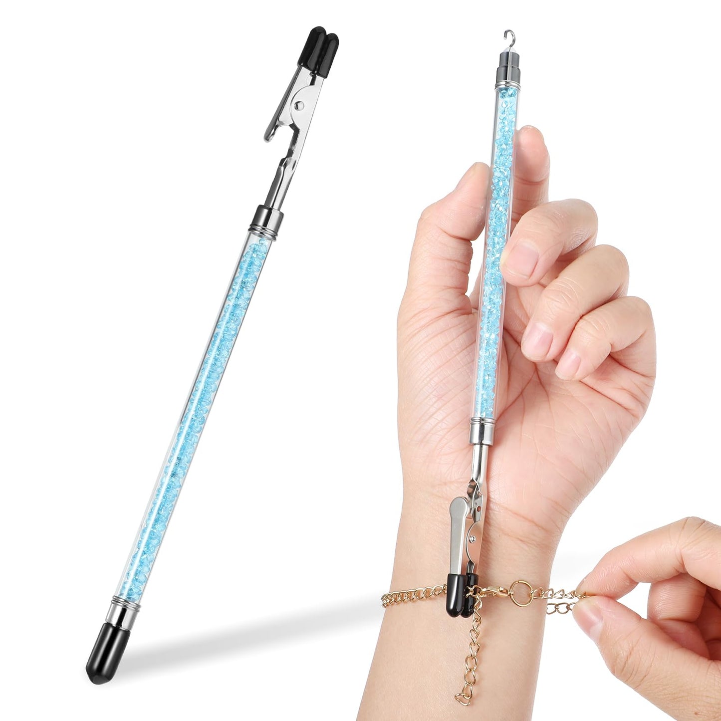 Bracelet Helper Tool Stainless Wearing Assistance Tool On Yourself Aid Jewelry Quick Wear and Removal Metal Hook Equipment