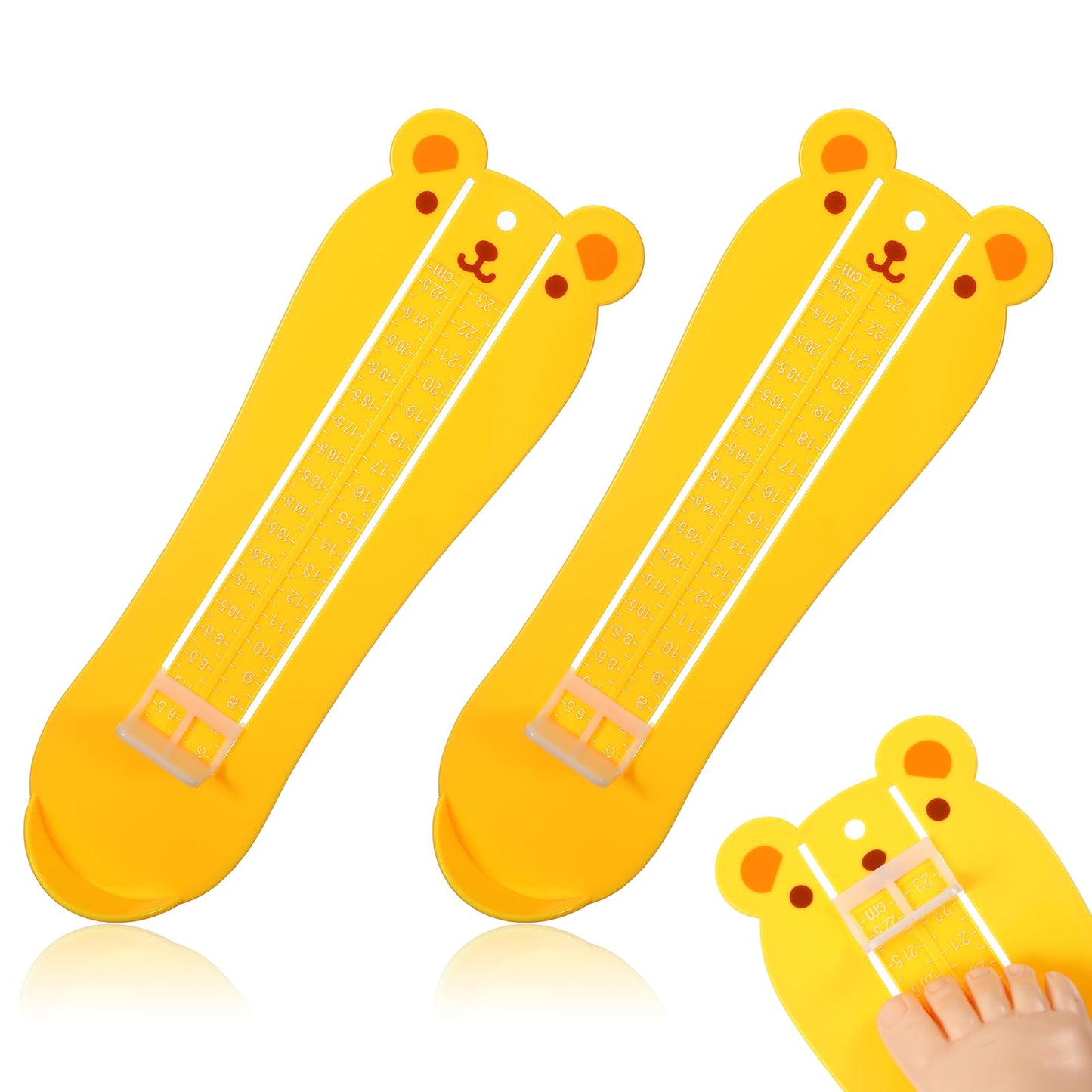 HaiFafafaing Children's Foot Measuring Device with Double Scale Accurately Measure Children's Feet Pack of 2