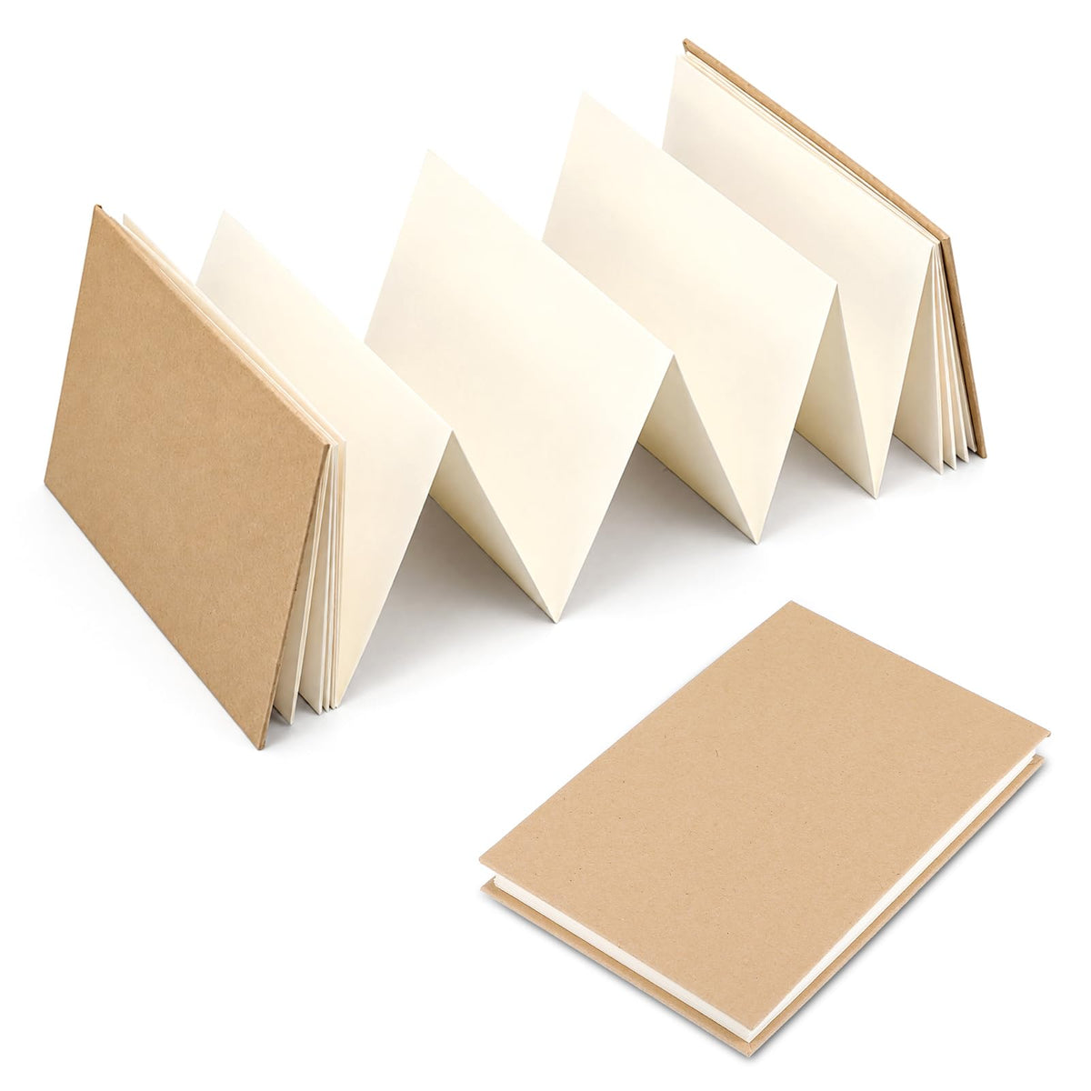 15x200cm Watercolour Hardback Concertina 300GSM Travel Accordion Sketchbook
