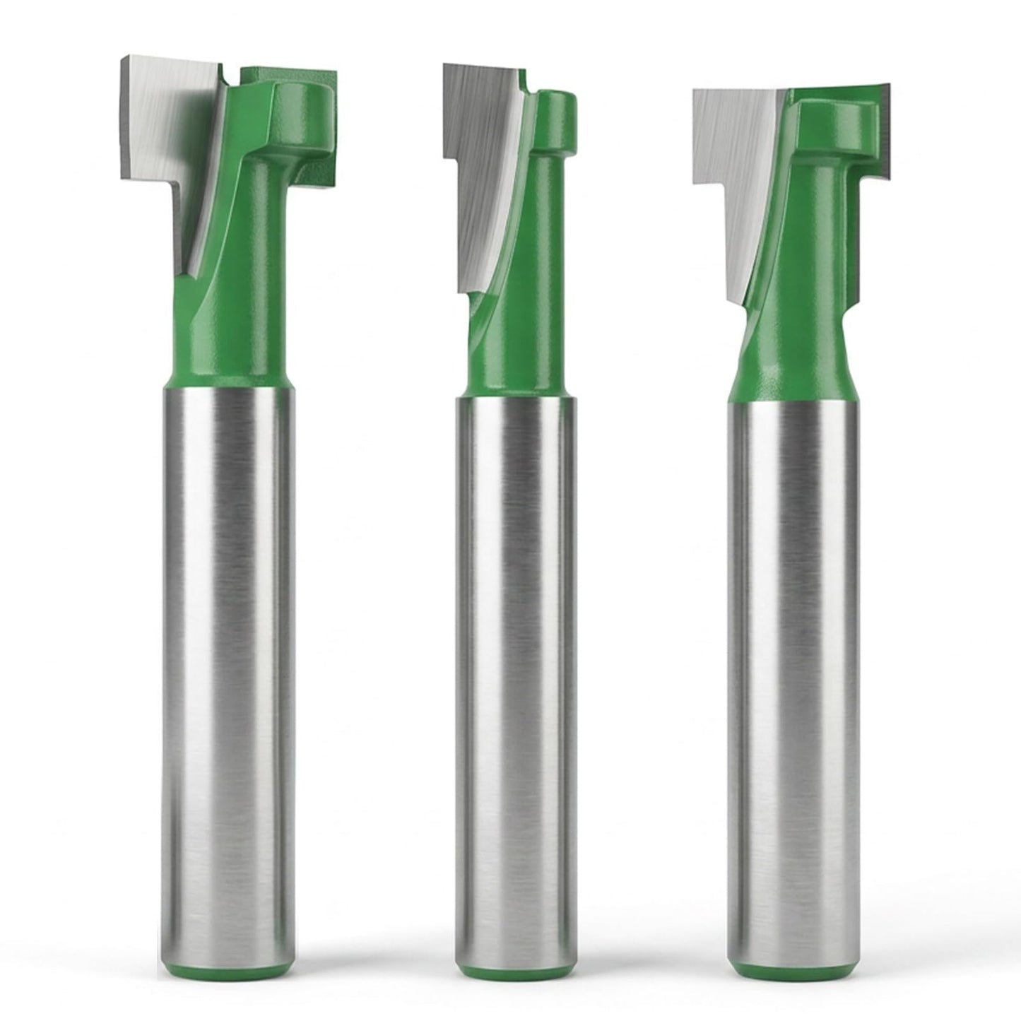3 Pcs Keyhole Router Bit - 1/4 Inch Shank T Slot Router Bit - 5/16, 3/8, 9/16, 1/2 Inch Blade DiameterCarbide Cutter Keyhole Bits for Wood Hex Bolt Milling Cutter Home