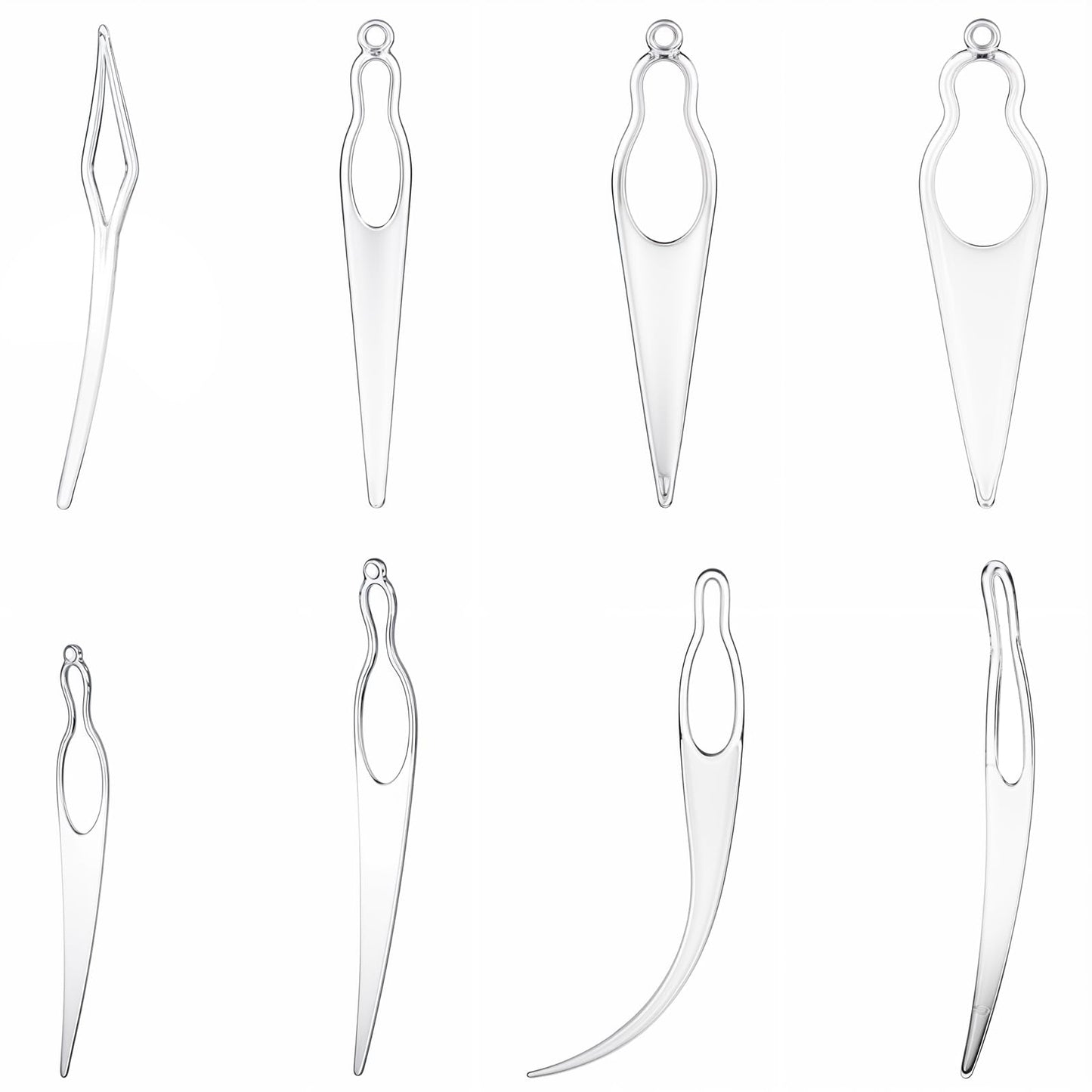 8Pcs Sisterlock Retighten Tool Loc Crochet Needle for Dreads Silver Dreadlock Tool for Hair Repair Dreadlock Tightening