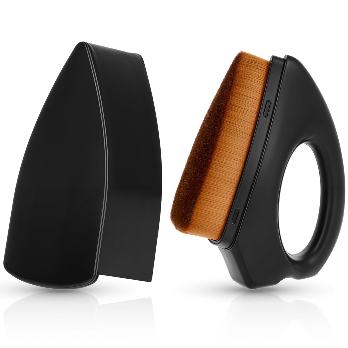 Lusofie Tire Shine Brush Portable Tire Shine Applicator Brush with Cover High Density Soft Tire Brush Tire Dressing Brush Car Wash Kit for Vehicles Tire Shine Polish Wax Applicator