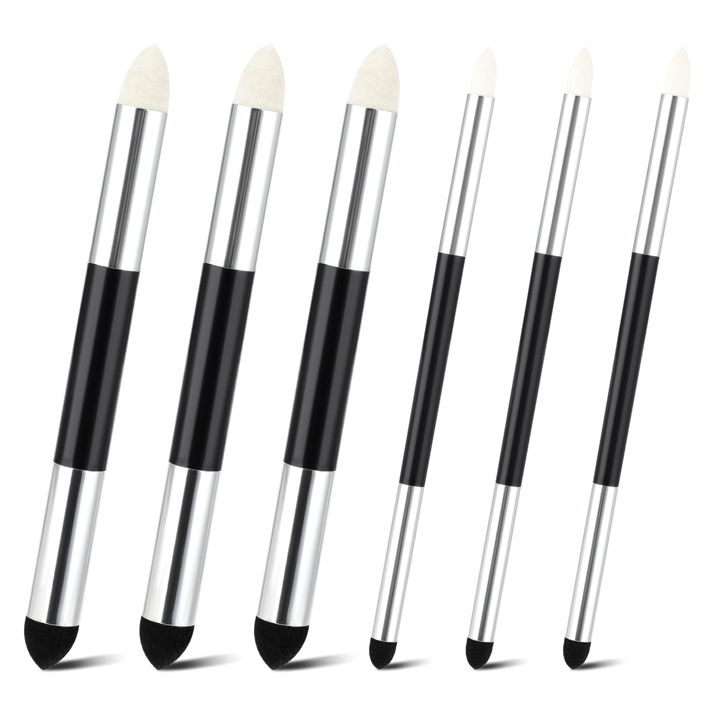 Yolev 6 PCS Blending Sponge Pen Double Headed Washable Rubbing Sponge Brush Sketch Wipe Reusable Blending Stump Drawing for Student Sketch Drawing Accessories Artist Charcoal Sketch Drawing Tools