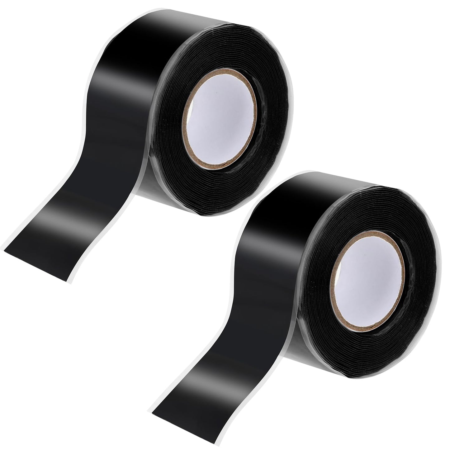 Self Fusing Silicone Tape 2 Rolls Waterproof Tape for leaks Rubber Hose Tape Self Amalgamating Tape for Emergency Pipeline Repair Grip Tape(1 x 118 Inch)