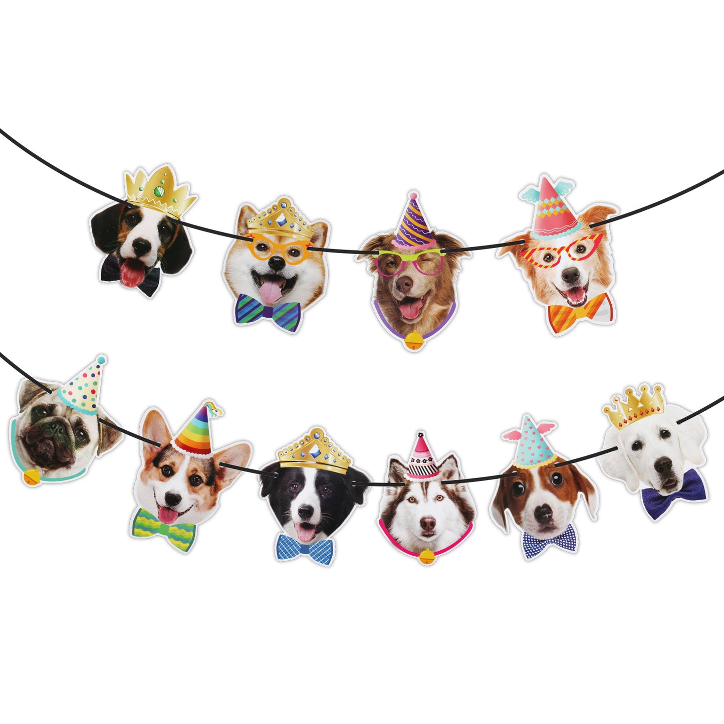 Dog Birthday Banner Dog Birthday Party Decorations for Backdrop