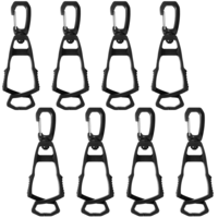 Tucnoeu 8pcs Glove Clip Glove Holder Clip for Belt and Pants, Powerful Bite Gloves Clips for Work, Hands-Free Multifunctional Work Glove Clip for Duty Belt Construction Worker, Helmets