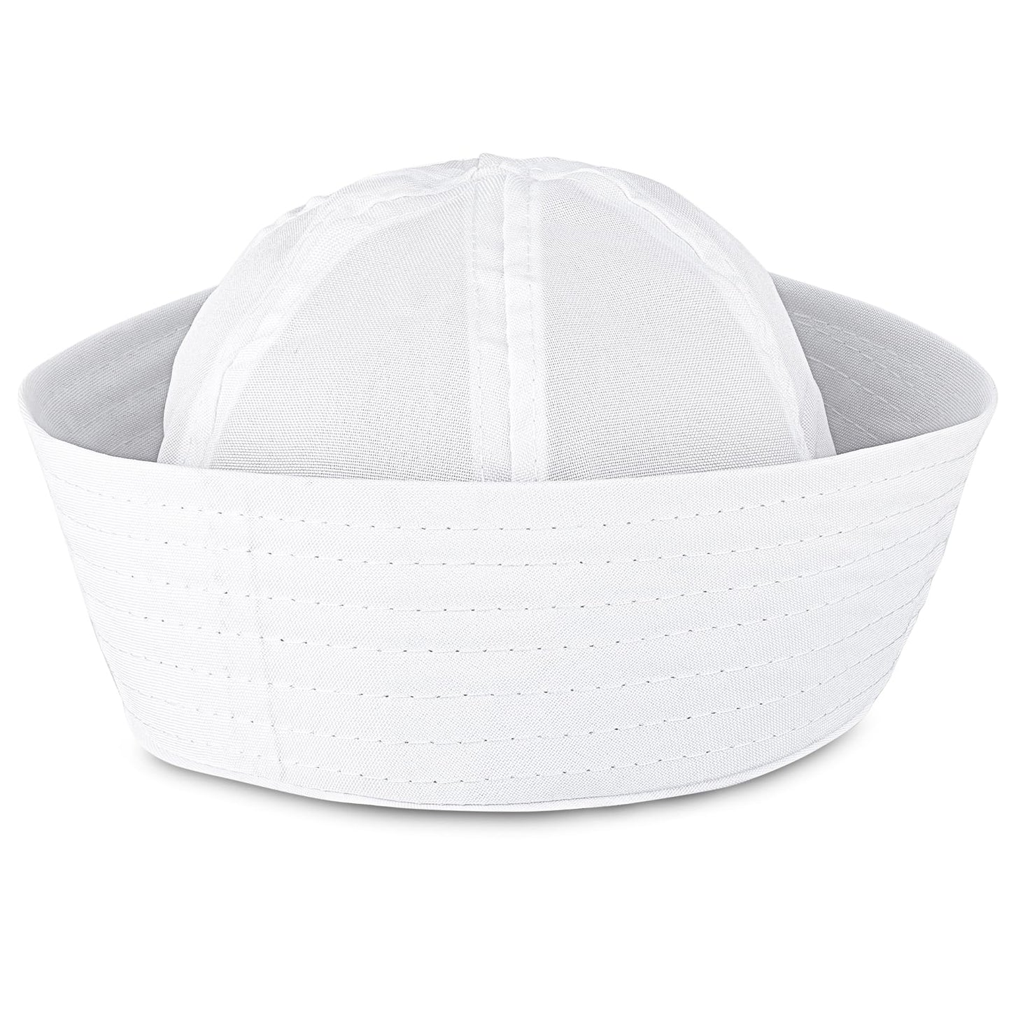 Lusofie Sailor Hat White Sailor Costume Hat Captains Hat for Women Men Dressing Up Party Sailor Costume Halloween Party Supplies Theater Performances
