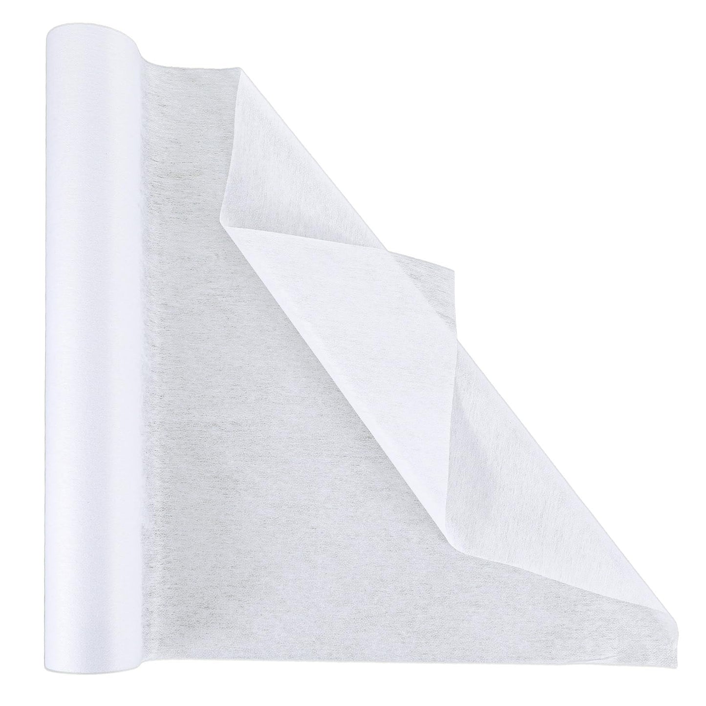 HaiFafafaing Iron-On Fleece Fabric 140 x 42 cm White Iron-On Fleece Insert for Shirts Iron-On Fleece Insert for Sewing Crafts Clothes Crafts