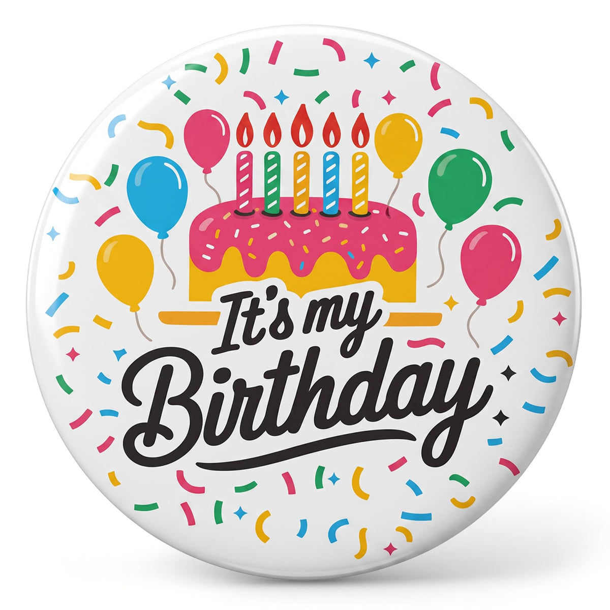 Happy Birthday Pin Its My Birthday Pin Happy Birthdays Badge Button