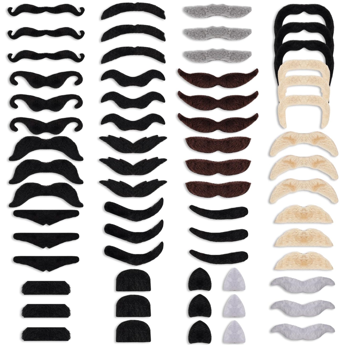 DIVINA VITAE 60Pcs Self Adhesive Fake Mustache
