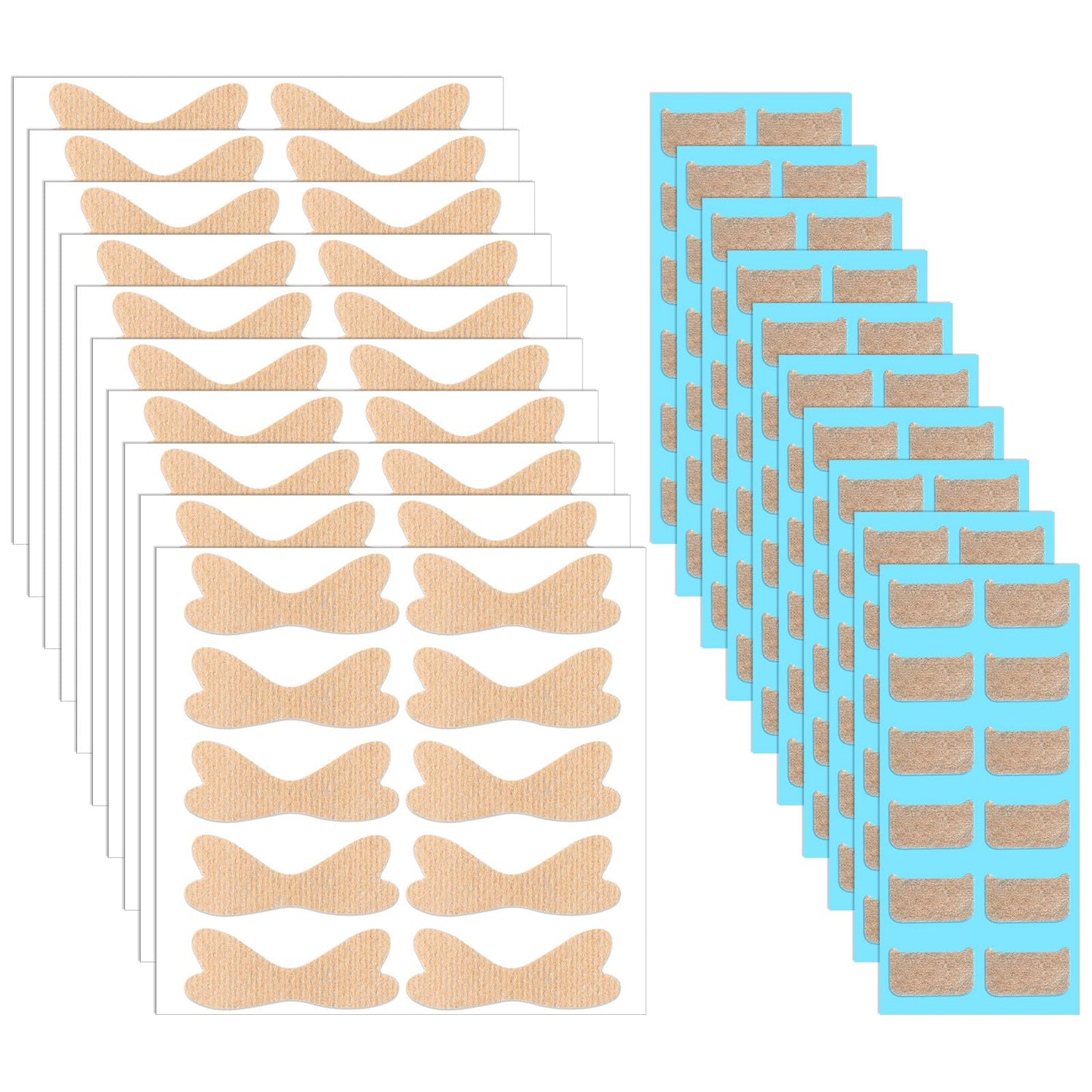 220 Pcs Toenail Support Patch - 2 Style Comfort Toenail Guard Strips for at Home