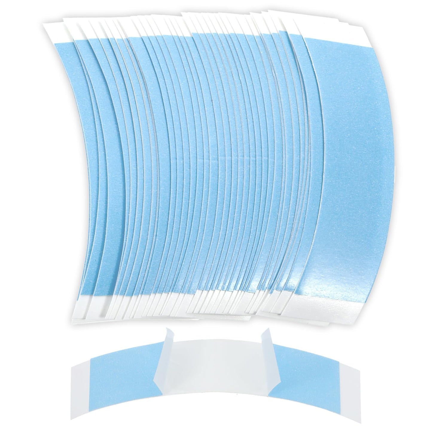 72 Pcs Double Sided Wig Tape, Waterproof Lace Front Tape for Lace Wigs, Ultra Hold Clear Wig Tapes, Strong Adhesive Wig Glue for Hairpieces Toupee and Hair Extensions