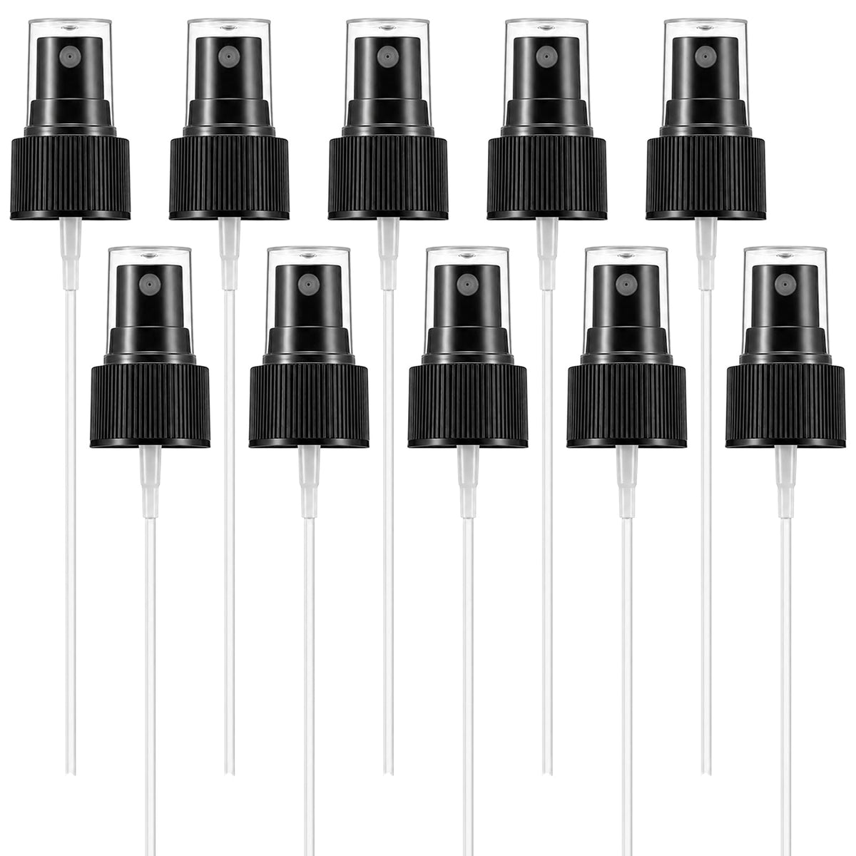 Plastic Spray Head Fine Mist Spray Attachment for Bottles 24 mm Pack of 10
