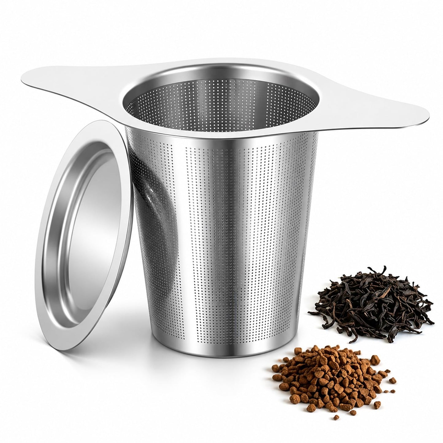 Neyauo Tea Infuser Stainless Steel Tea Strainer with Heat-Resistant Handles