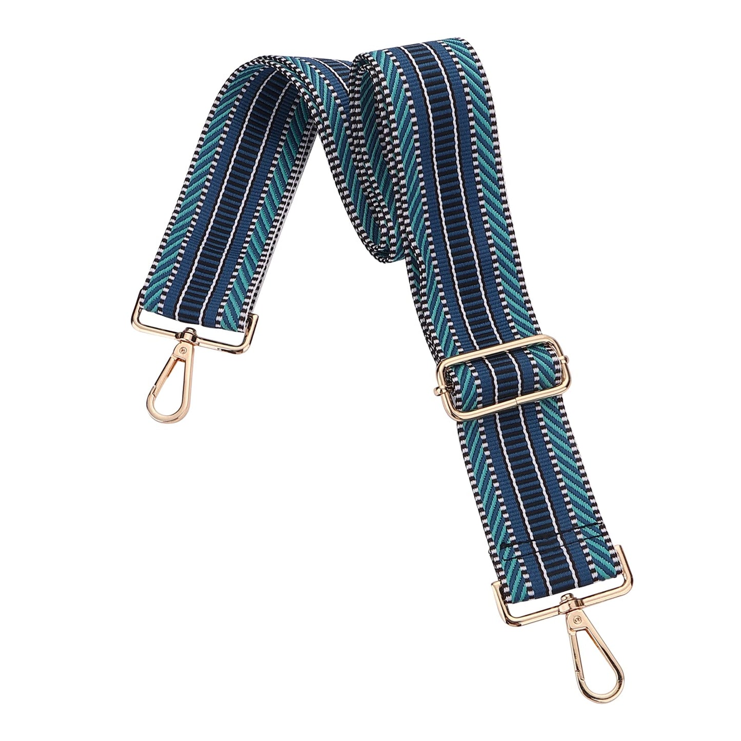 Wide Purse Strap Shoulder Strap Replacement Crossbody Strap Personalized Print for Shoulder Strap Bag Strap Handbag Canvas Blue