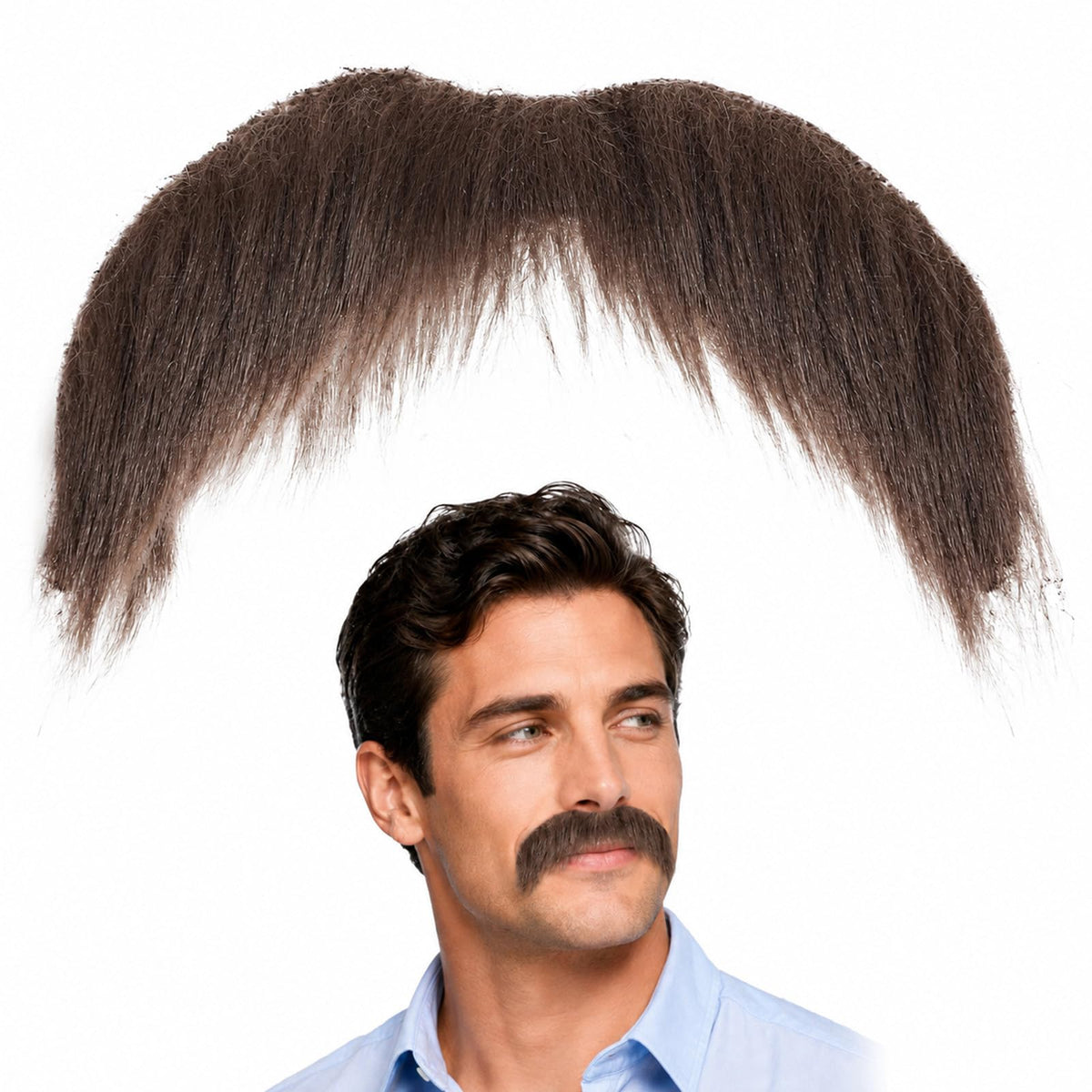 Realistic DIY Self Adhesive Fake Beard Novelty Fake Mustache Facial Hair