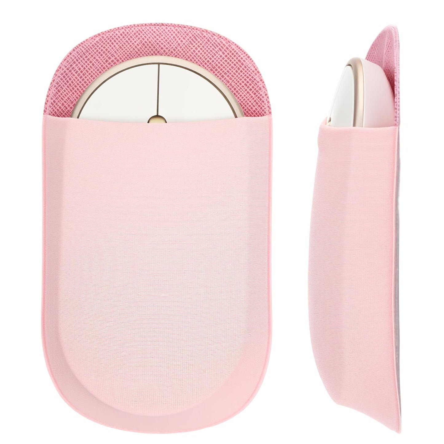2 Pcs Mouse Holder for Laptop Stick On, Universal Mouse Pouch Laptop Pocket Compatible with All Laptops and Tablets