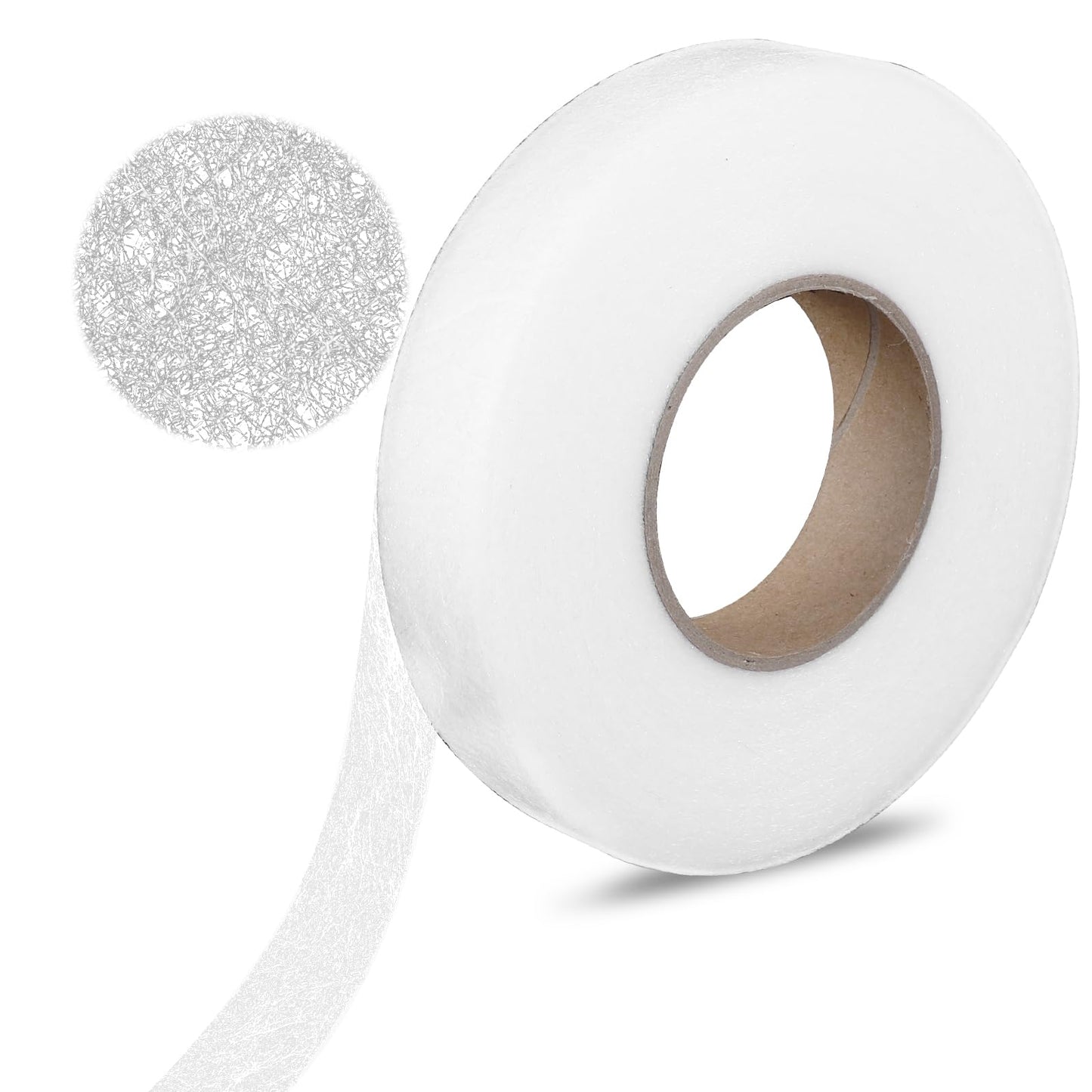 Tucnoeu 3/4inch X 70 Yards Iron On Hemming Tape,No Sew Hemming Tape,Iron on Double Sided Fabric Tape,Invisible Mending Tape for Curtain Clothes Skirts Jeans