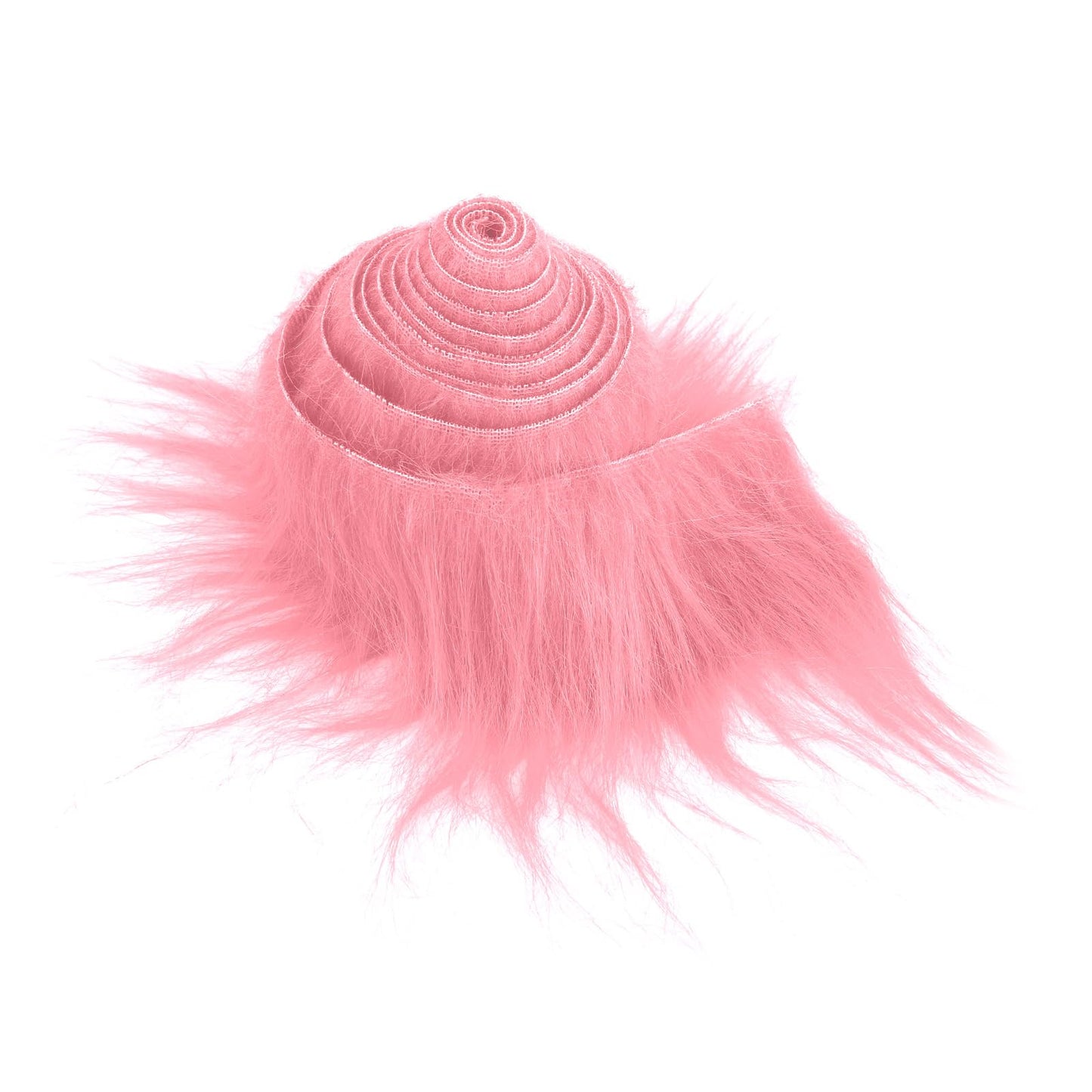 Lusofie Shaggy Plush Faux Fur Fabric Precut Strips 2x71inch Pink Fur Fluffy Fuzzy Craft Fur for Gnomes Beard Santa Claus Hair Dwarf Cosplay Costume DIY Craft Decoration (Pink)