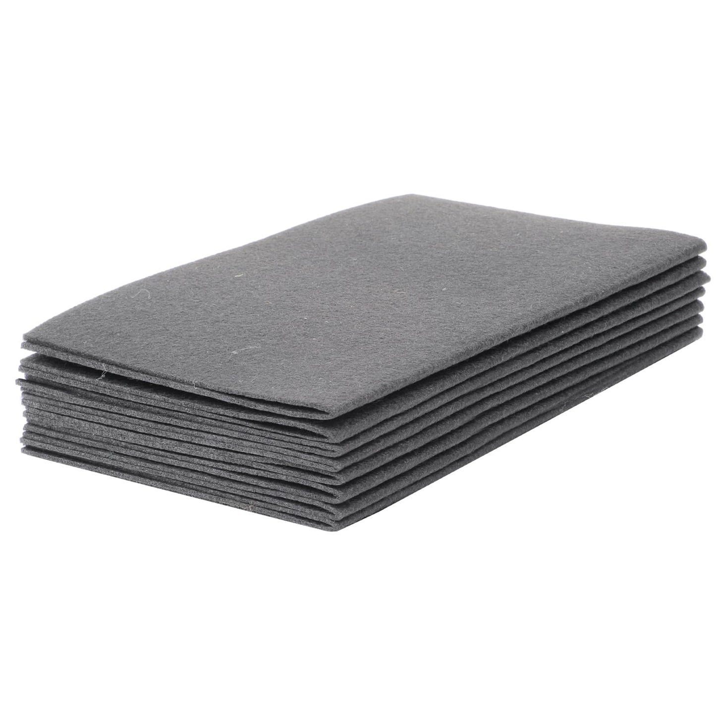 8 pcs Stiff Felt Sheets Craft Thick Felt Fabric 30 x 20cm 2mm Rectangles for DIY Sewing Decoration Manual Teaching Materials Spatchwork Gift Wrapping and Arts Crafts Christmas Costumes (Grey)