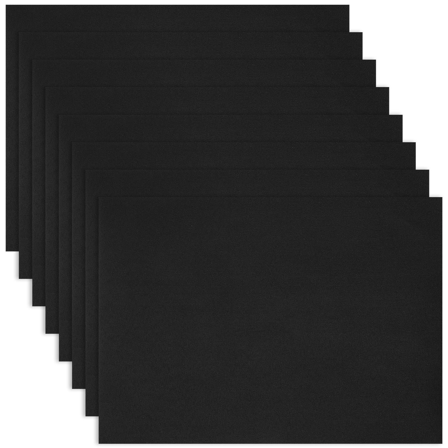 Lusofie 8 Pcs Nylon Repair Patch Self-Adhesive Fabric Repair Tape Waterproof Lightweight Repair Patches Epair Patches for Clothes Tent Bag Down Jacket 7.8 x 5.7 Inch (Black)