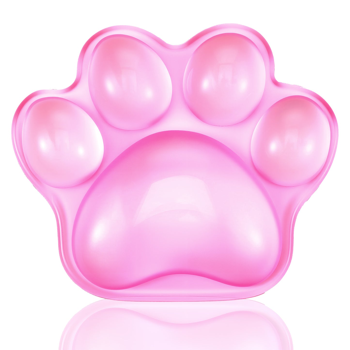 Cat Paw Mouse Wrist Rest, Pink Silicone Gel Wrist Support Pad, Ergonomic Wrist Cushion for Office Home Desk Computer Mouse