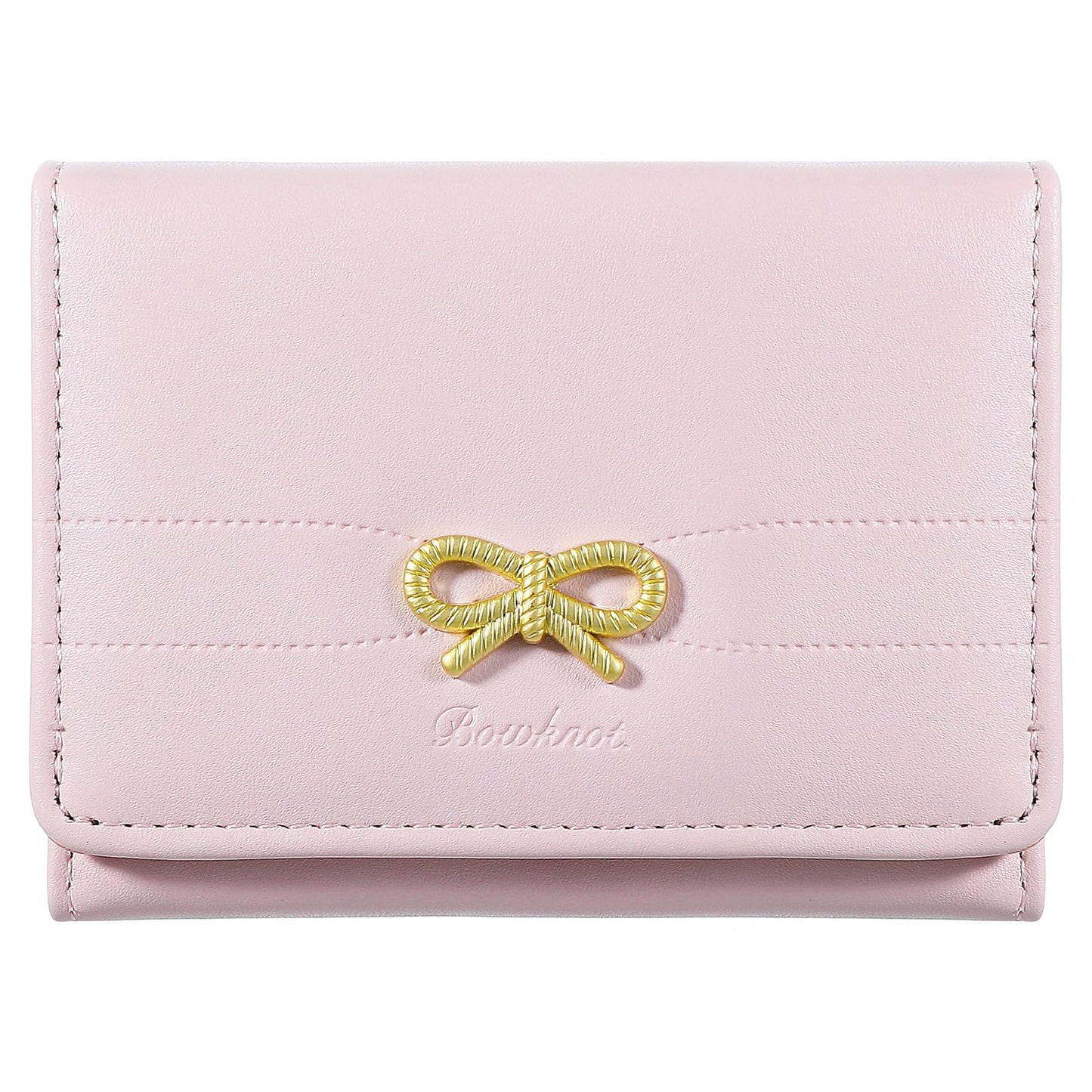 Lusofie Cute Bow Wallet Trifold Wallets for Women Wallet Card Holder Girls Mini Wallets for Teen Girls