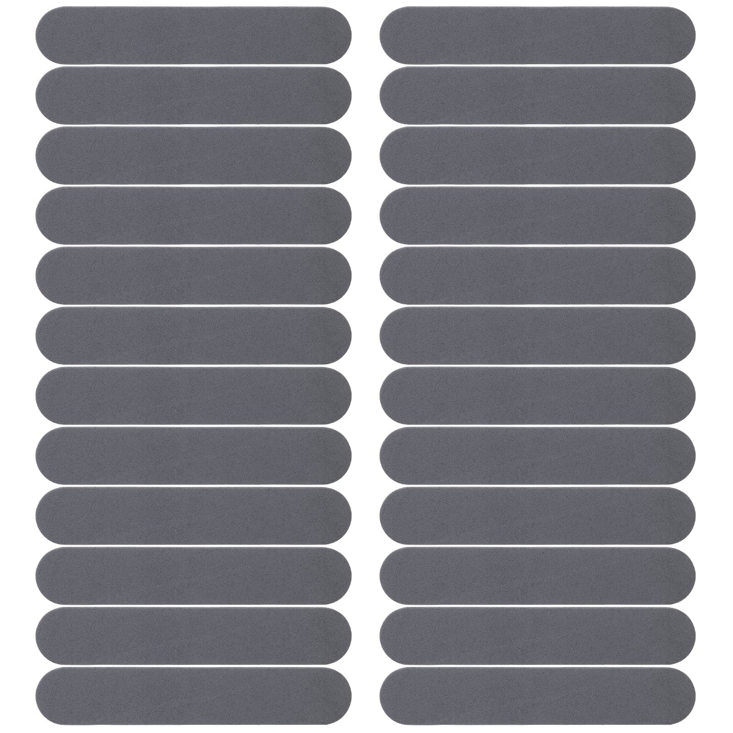 Lusofie 24 PCS Hat Sizing Tape,Hat Size Reducer Foam Reducing Tape Self Adhesive Hat Reducing Tape for Hats Caps Grey