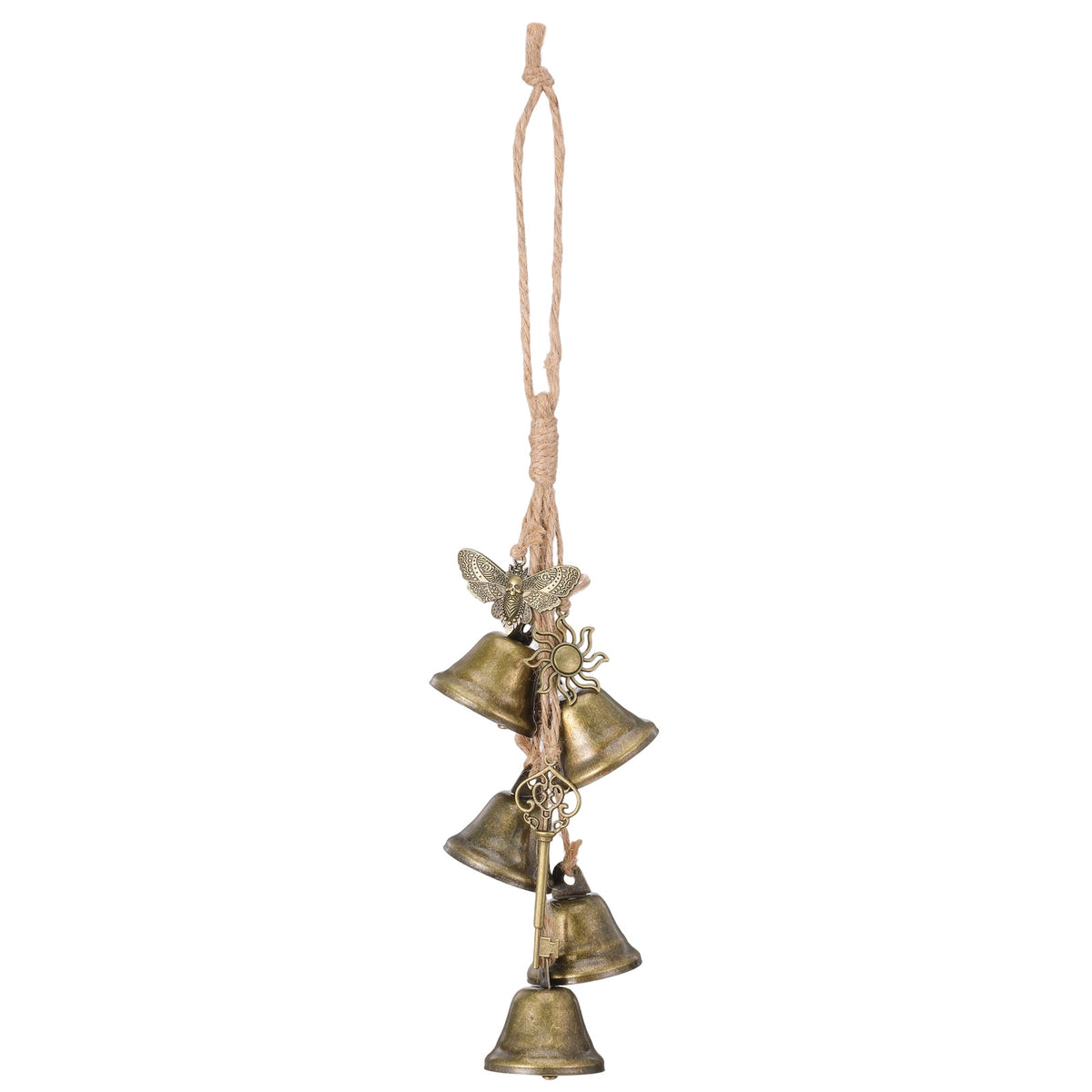 Witch Bells for Door Knob Hanging Handmade Brass Protection Witches Bells