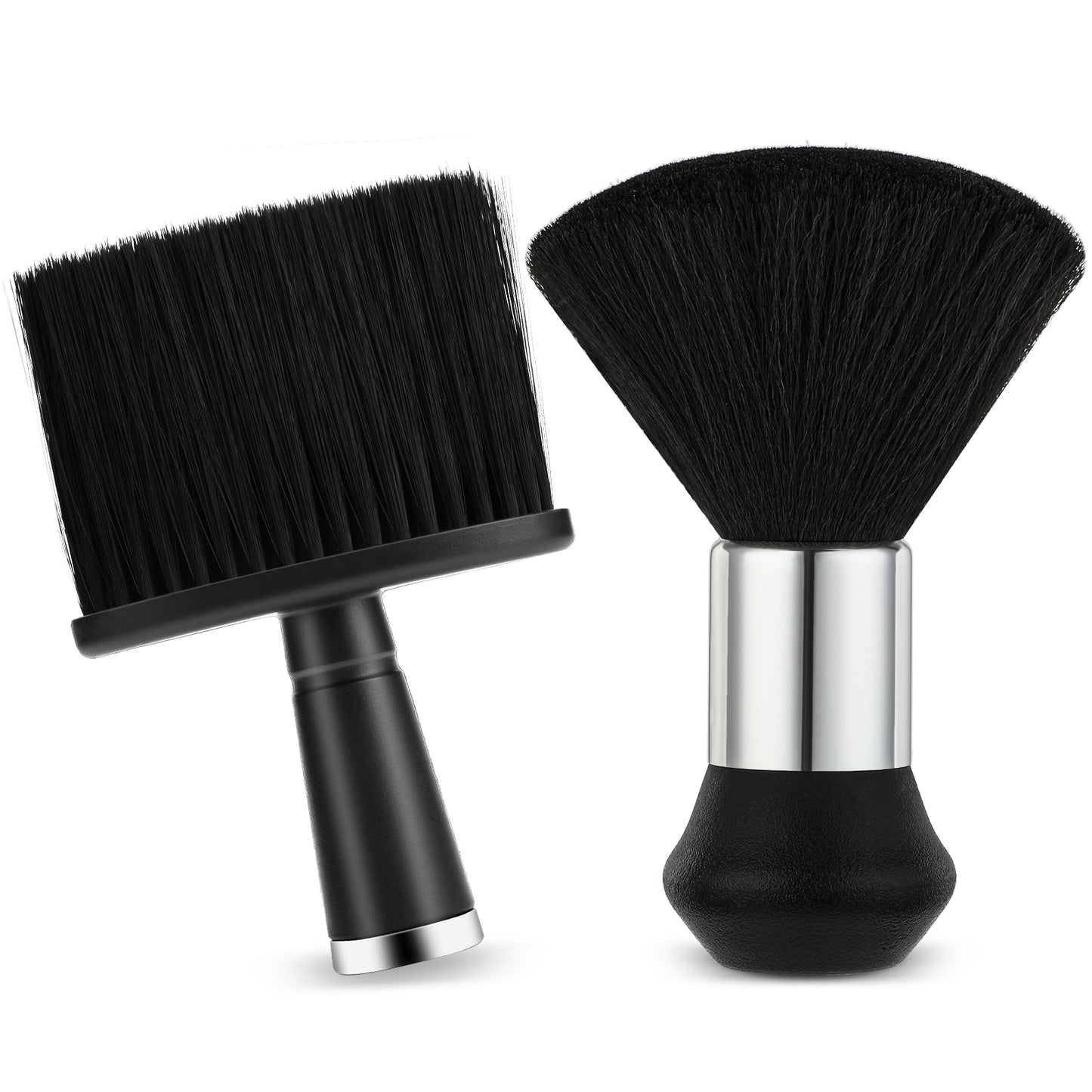 Barber Brush Neck Duster 2Pcs Professional Hair Cutting Brush Neck Brush for Hair Cutting Clipper Cleaner Hairstylist Supplies for Cleaning Hair Around Neckline and Ears