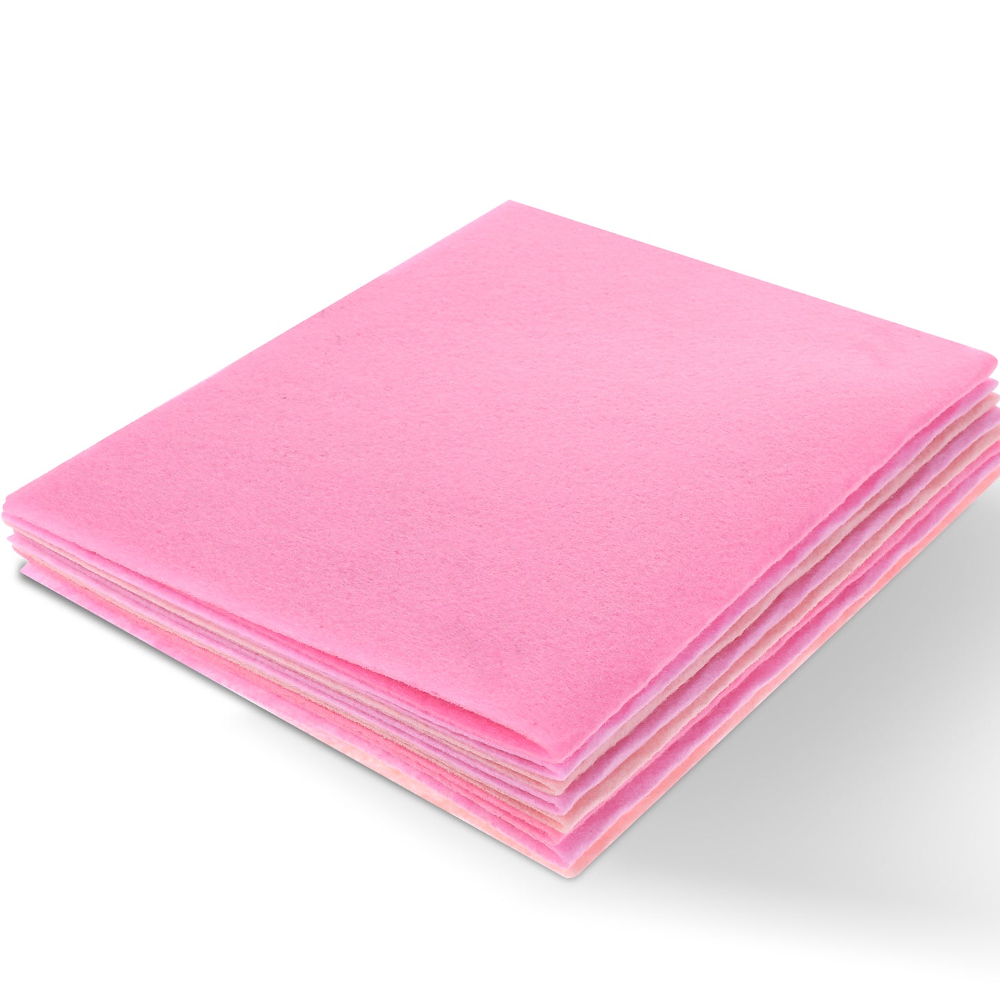 Brown Felt Sheets 9 Pcs Felt Fabric Sheets Brown Felt Soft Felt Sheets Felt Fabric for Crafts DIY Sewing Craft Patchwork Art Projects 3 Colors 11.81 x 7.87 x 0.04 Inch(Brown) (Pink)