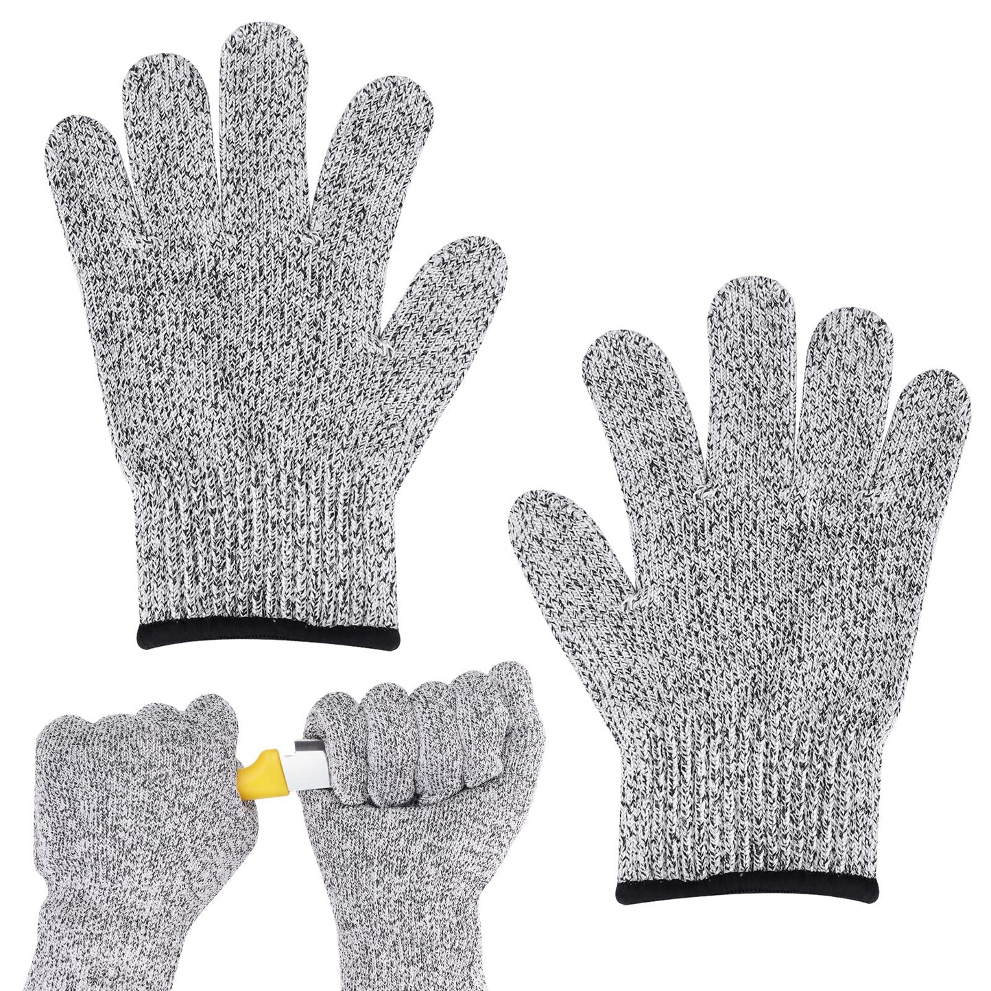 DIVINA VITAE 1Pair Cut Resistant Gloves For Kids Work Gloves Kids Carving Gloves Level 5 Protection Gloves Cutting Gloves Safety Work Cut Protection Gloves, Safety Work Gloves with Food Grade