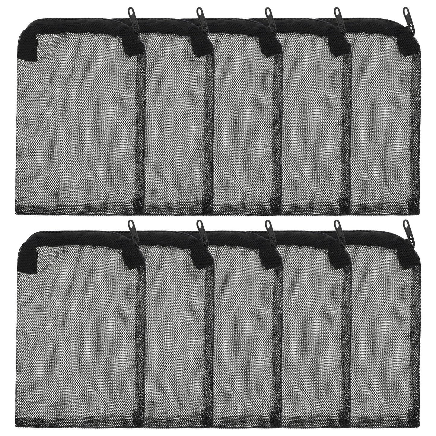 Josojoou 20 Pack Aquarium Filter Media Bag, Mesh Filter Bags Reusable Bags with Zipper, 4.1" X 3.6" Reusable Carbon Filters Bag for Aquariums, Activated Carbon, Ceramic Rings