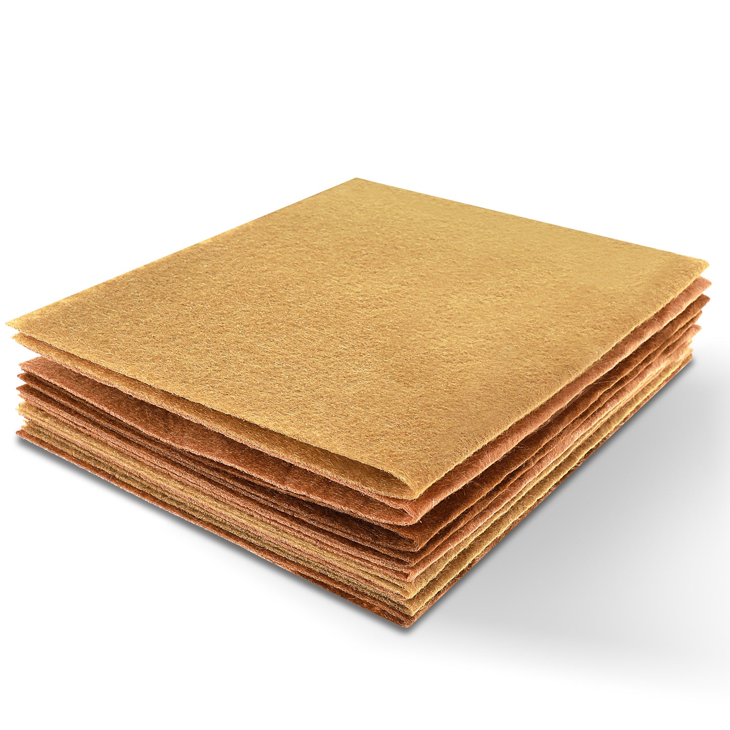 Brown Felt Sheets 9 Pcs Felt Fabric Sheets Brown Felt Soft Felt Sheets Felt Fabric for Crafts DIY Sewing Craft Patchwork Art Projects 3 Colors 11.81 x 7.87 x 0.04 Inch(Brown) (Brown)